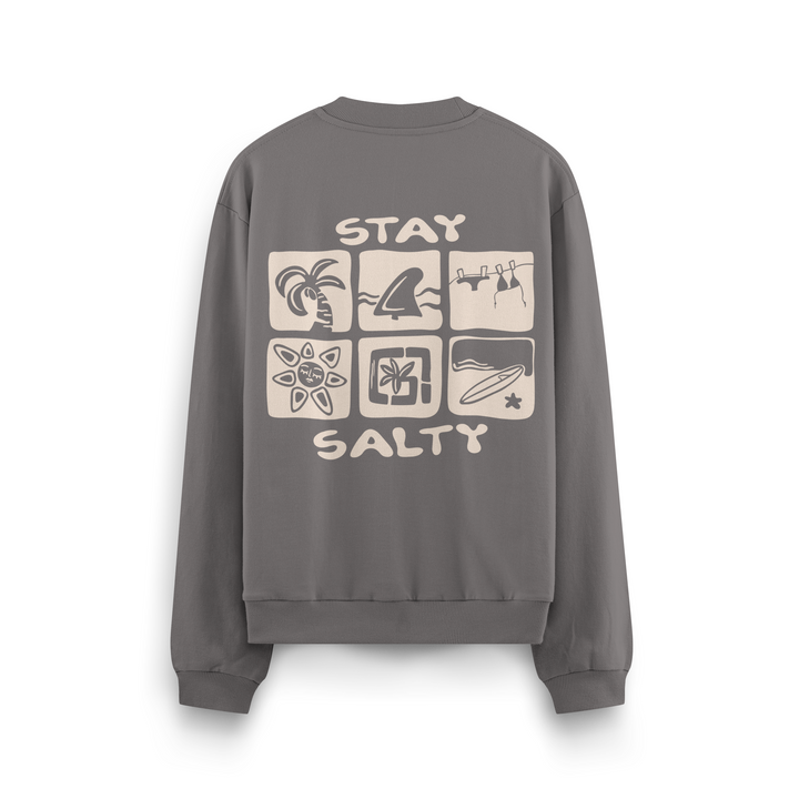Stay Salty Crewneck Oversized