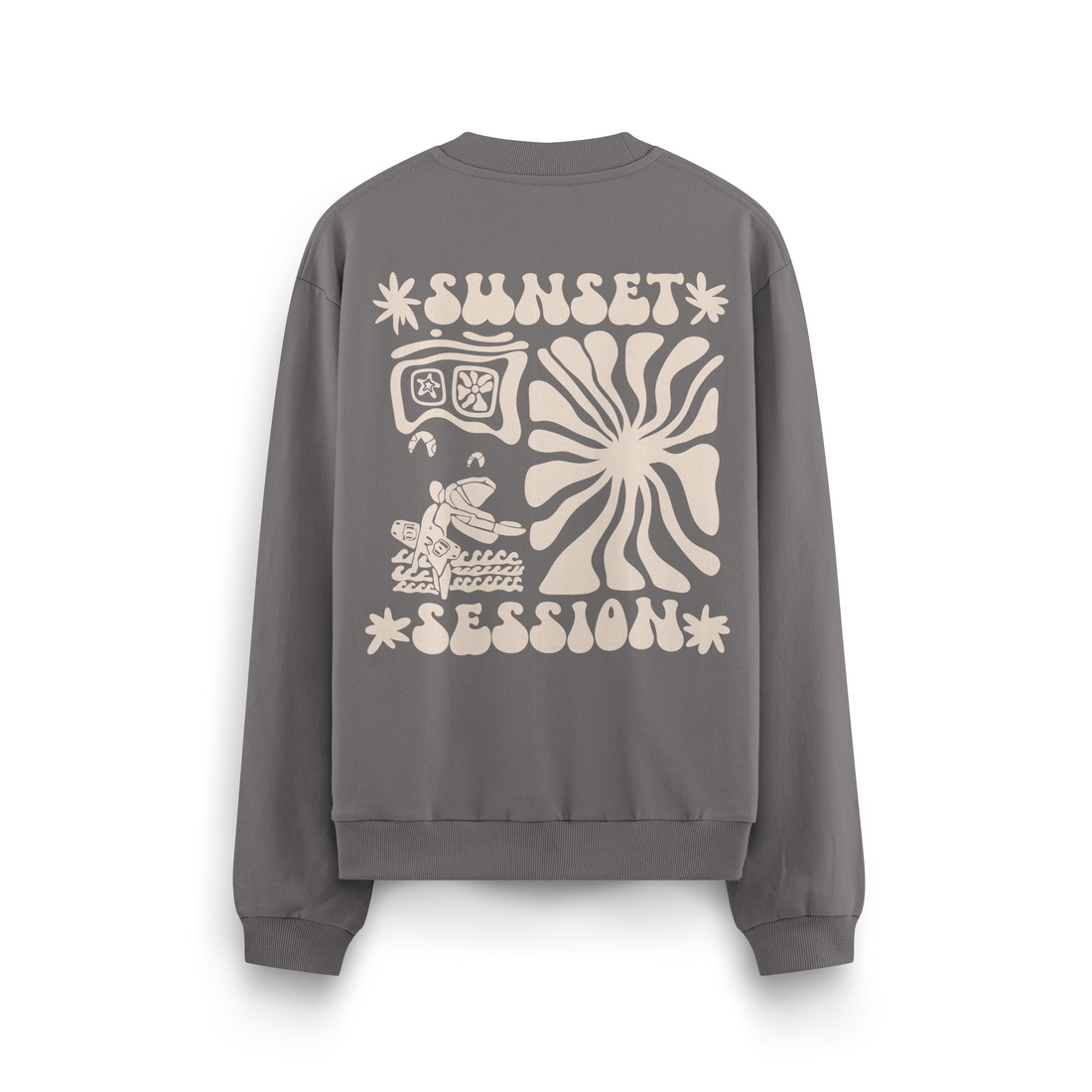 Sunset Session Crewneck Oversized