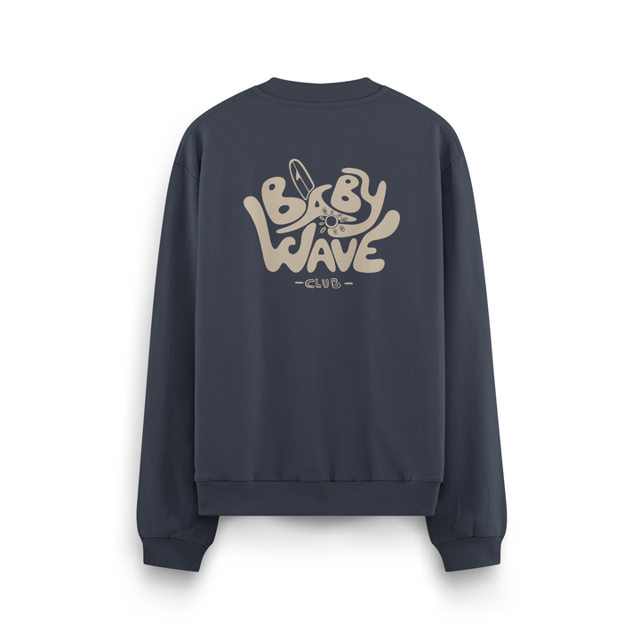 Baby Wave Club Crewneck Oversized