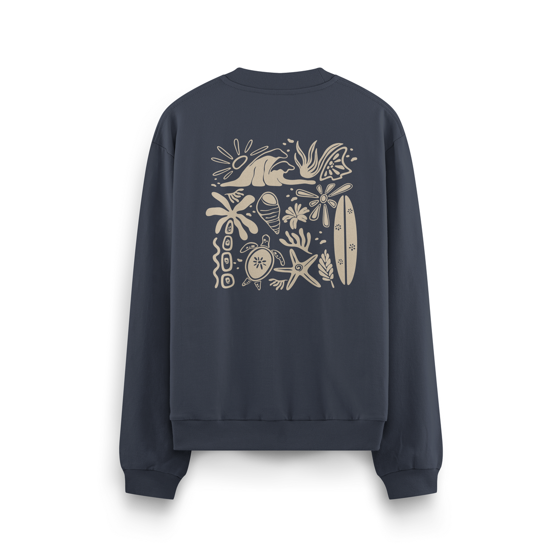 Beachy Vibes Crewneck Oversized