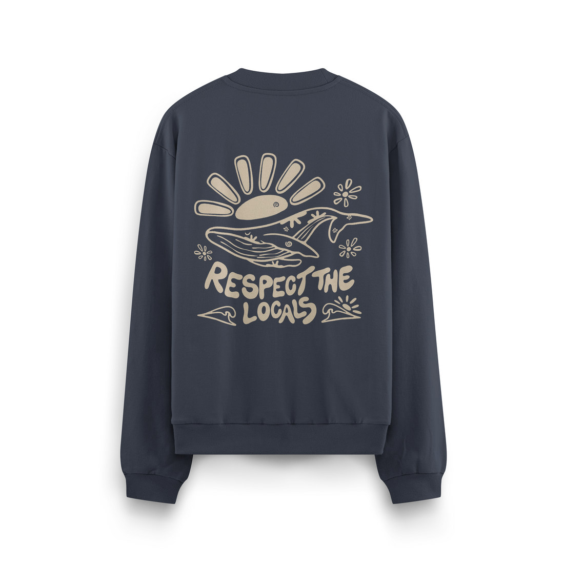 Respect The Locals Crewneck Oversized
