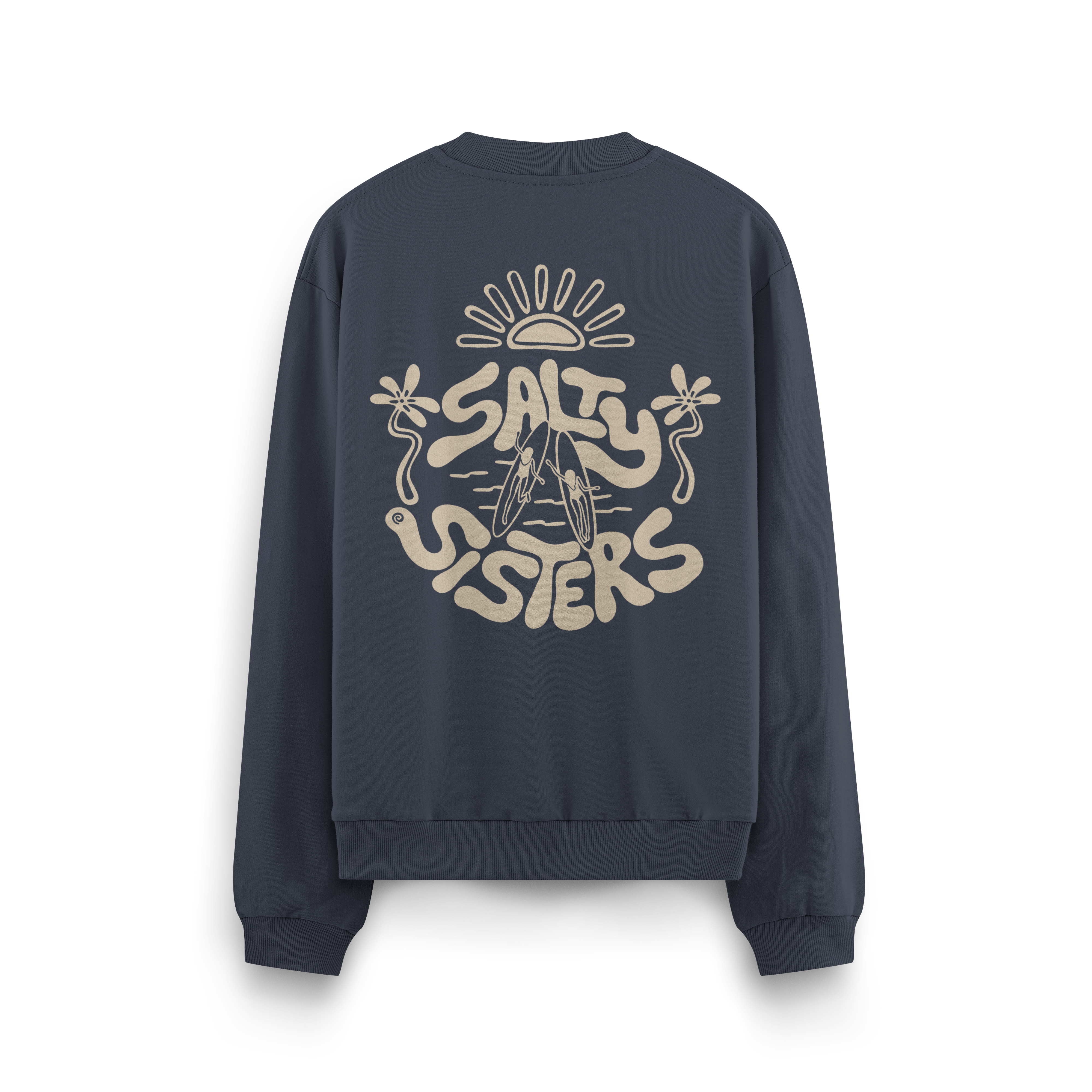 Salty Sister Crewneck Oversized