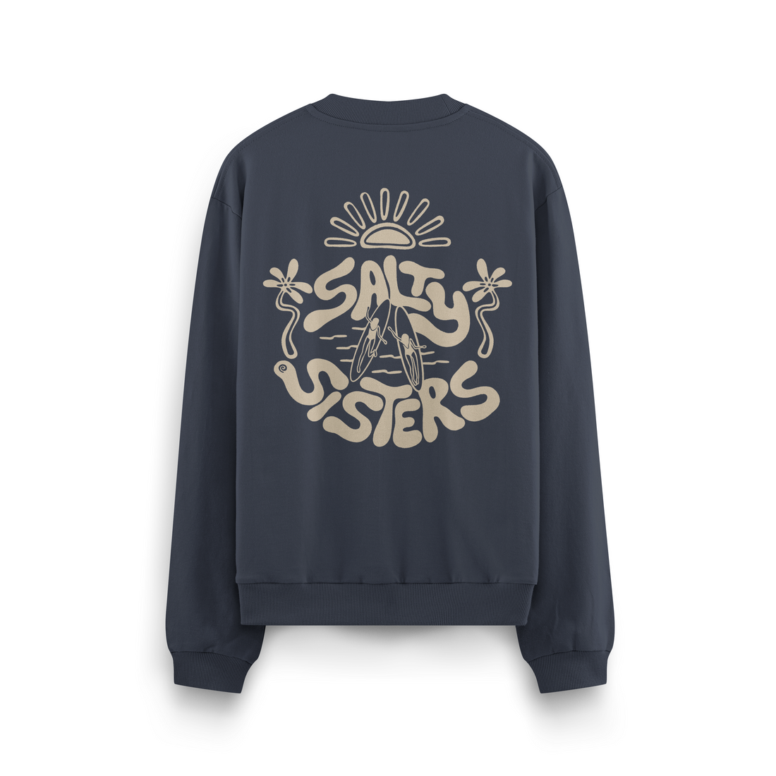 Salty Sister Crewneck Oversized