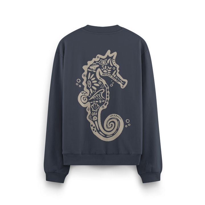 Seahorse Crewneck Oversized