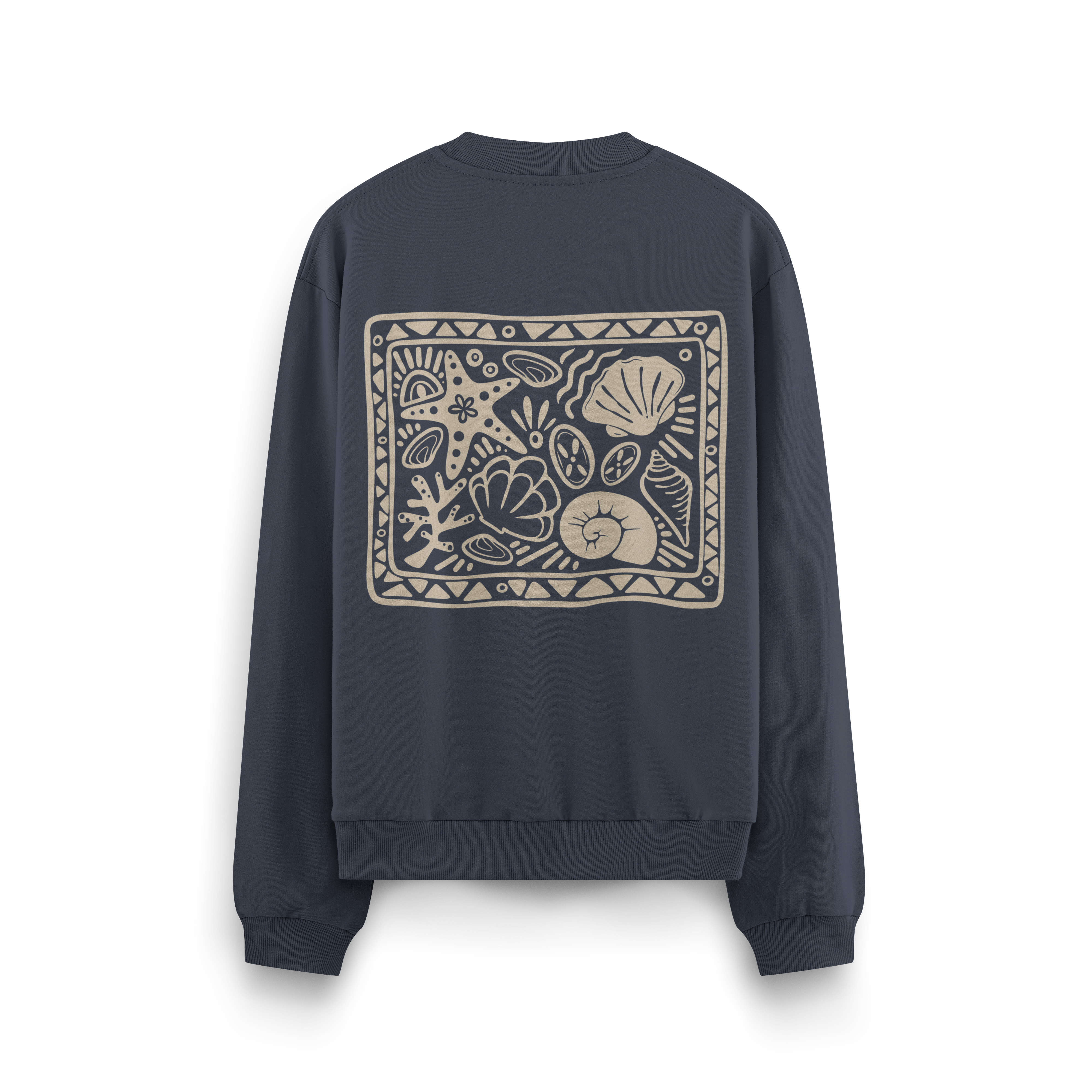 Seashell Party Crewneck Oversized
