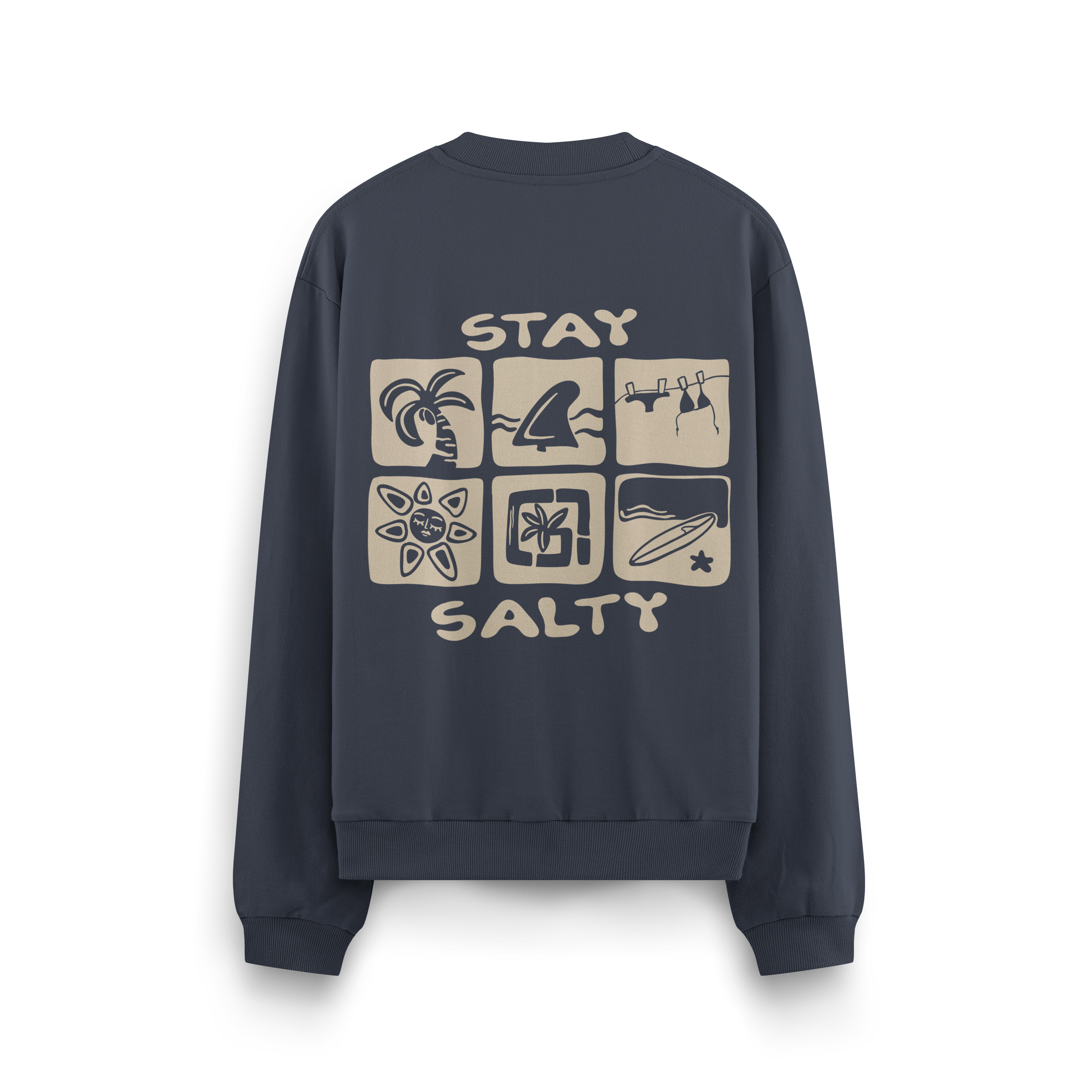 Stay Salty Crewneck Oversized