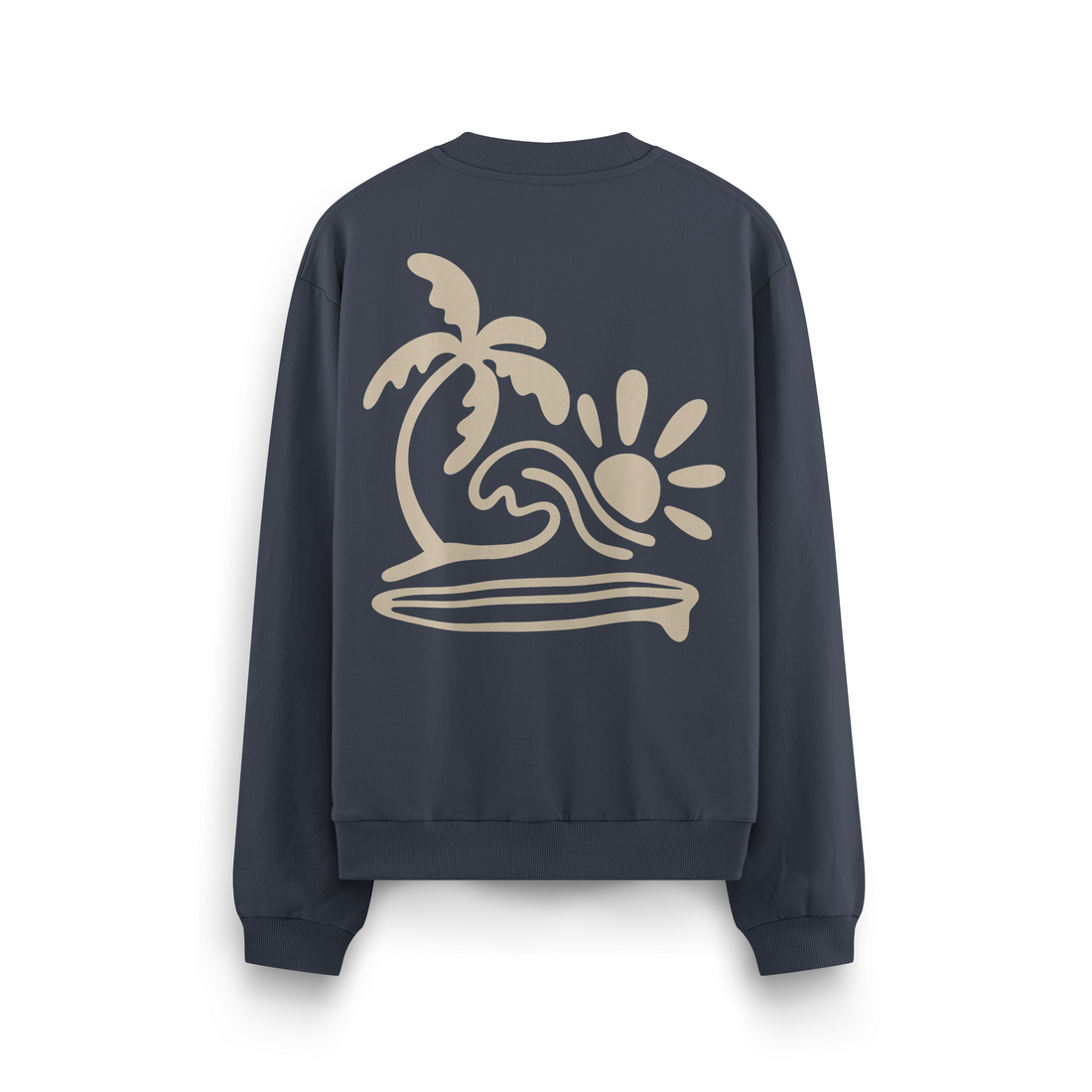 Surf Beach Crewneck Oversized
