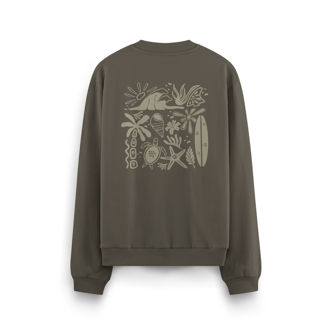 Beachy Vibes Crewneck Oversized