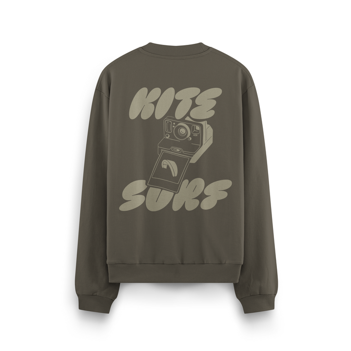 Kite Camera Crewneck Oversized