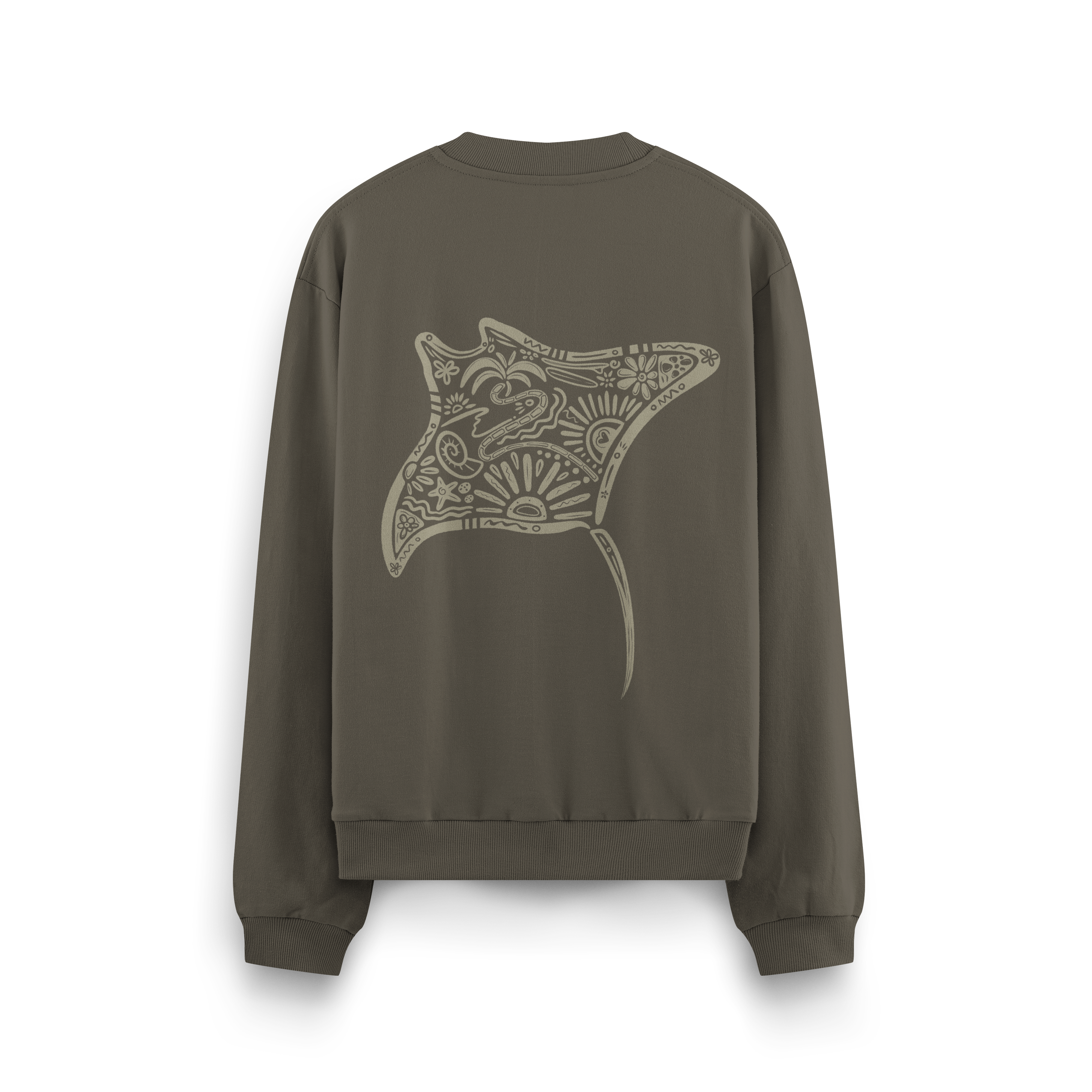 Manta Ray Crewneck Oversized