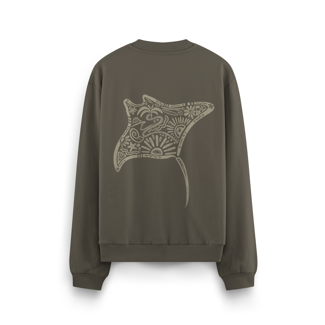 Manta Ray Crewneck Oversized