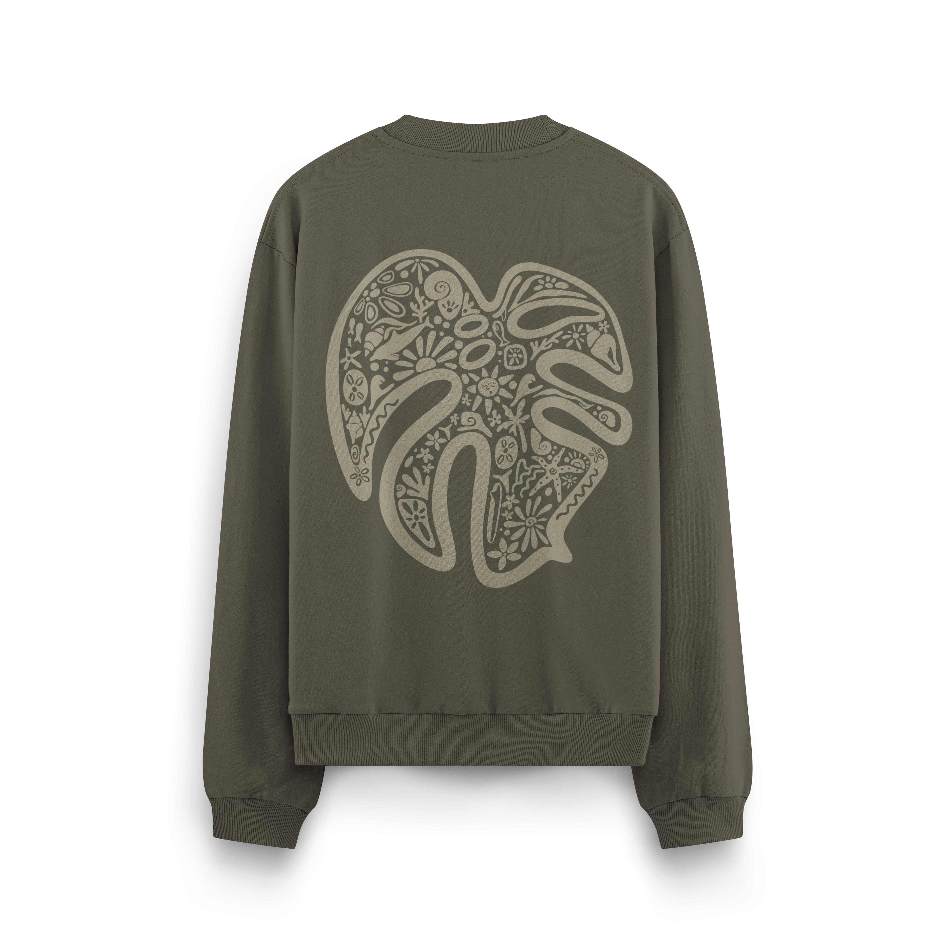 Monstera Crewneck Oversized