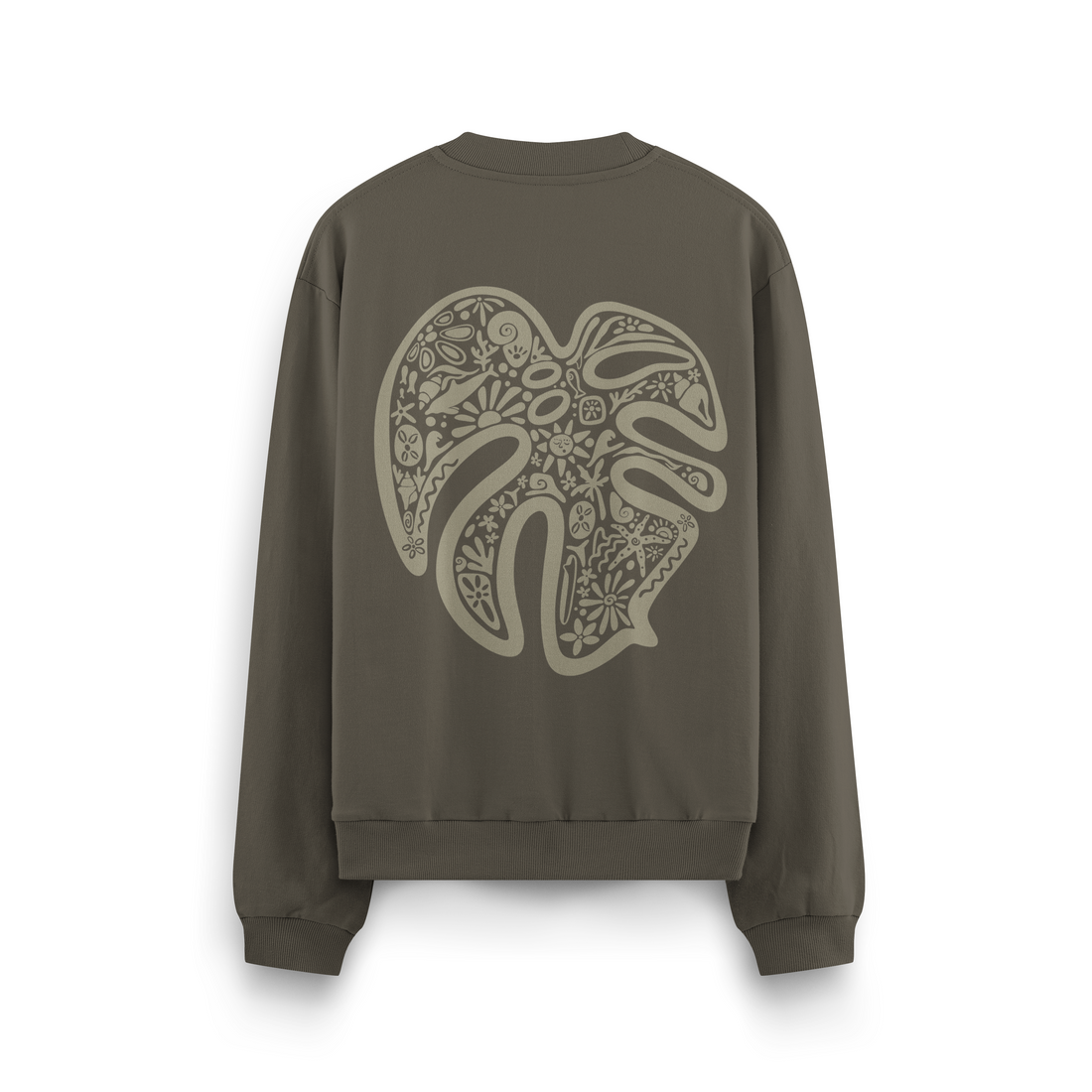 Monstera Crewneck Oversized