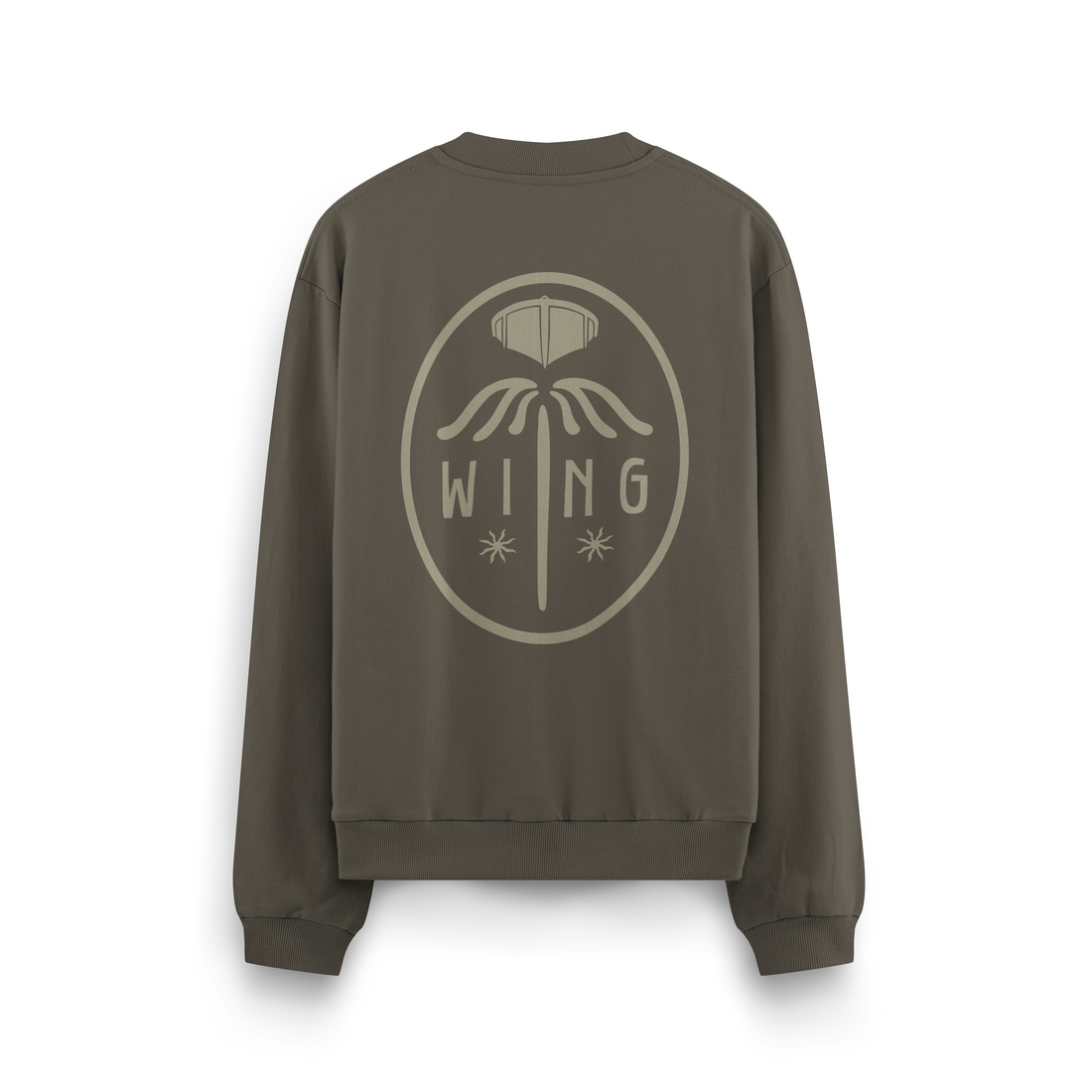 Oval Wing Crewneck Oversized