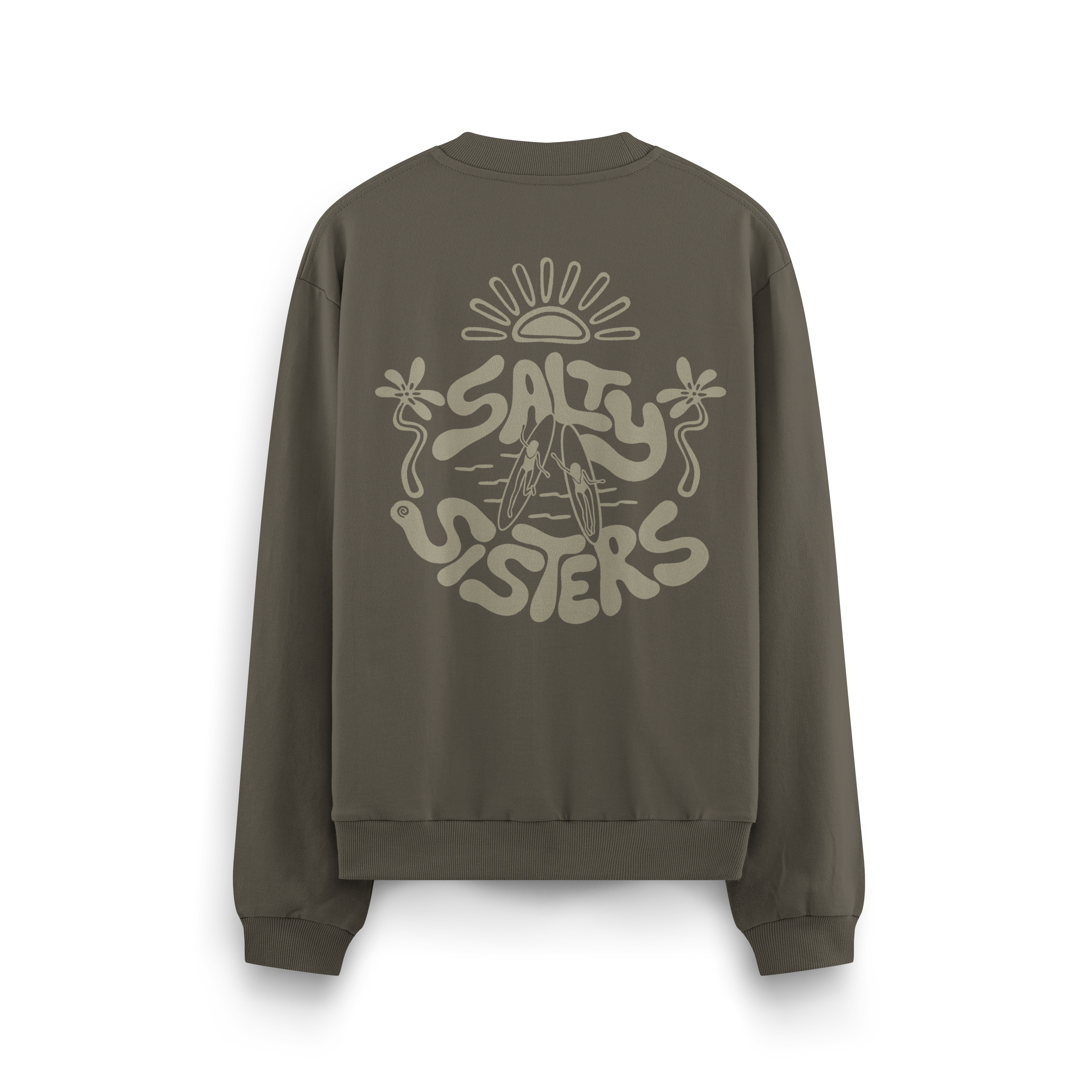 Salty Sister Crewneck Oversized