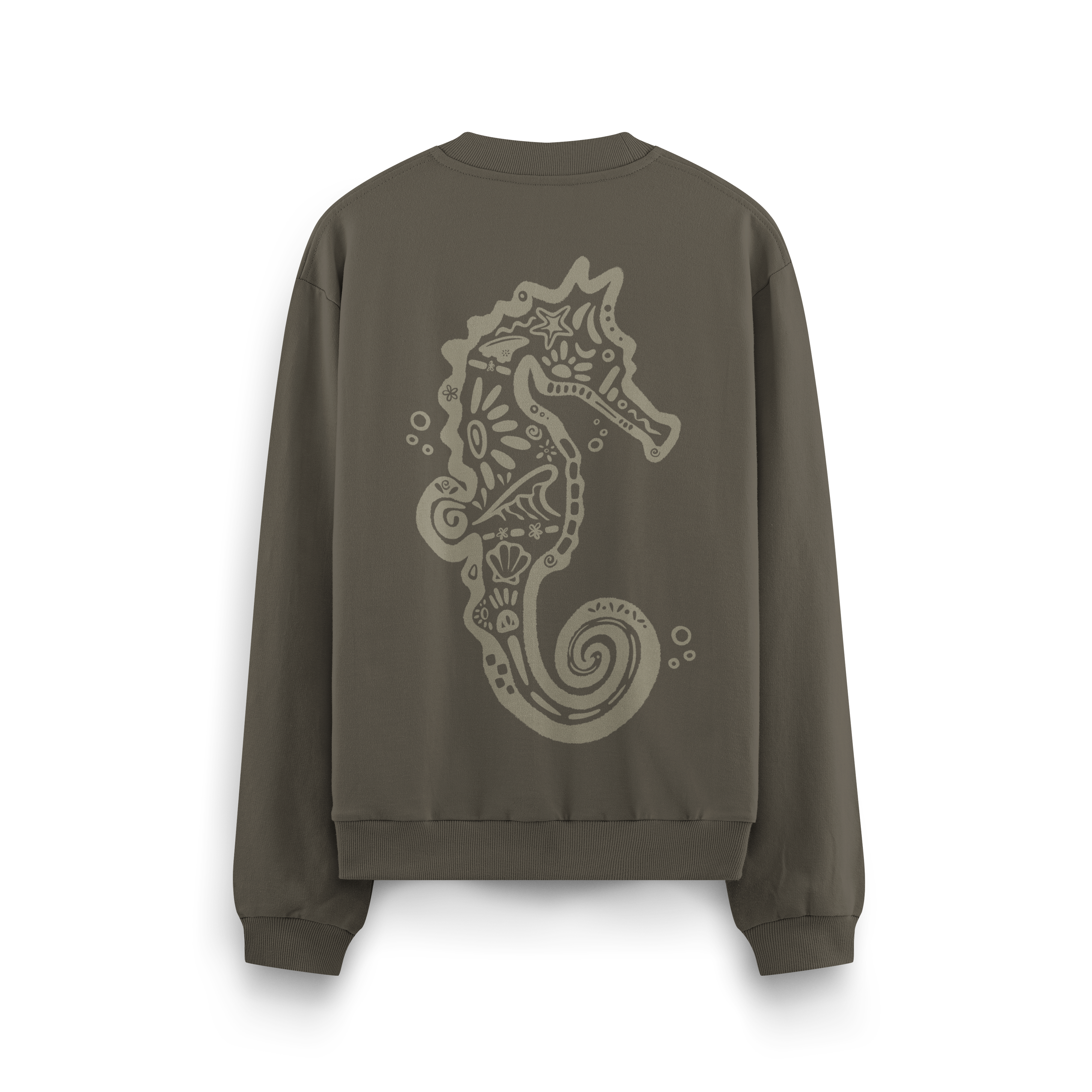 Seahorse Crewneck Oversized