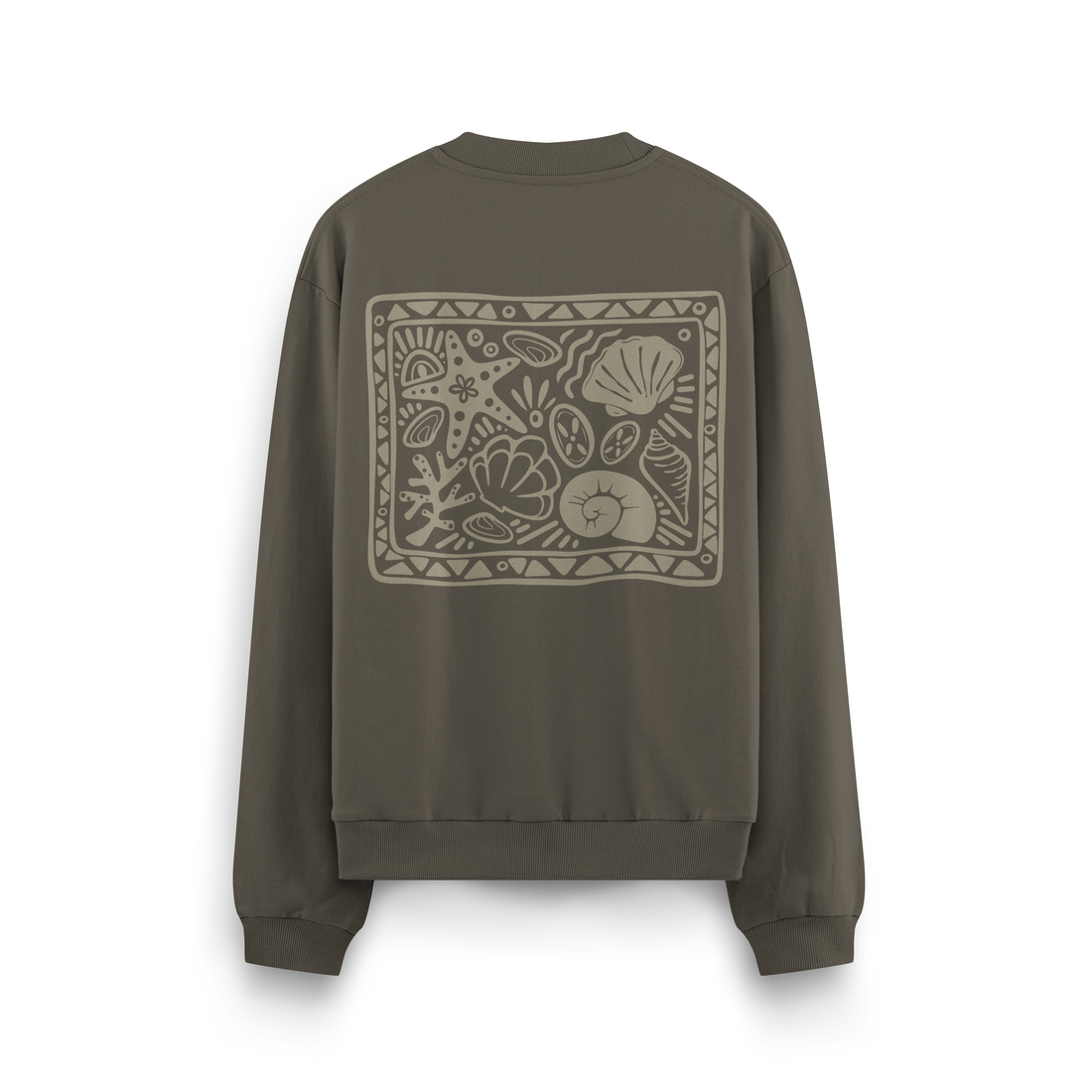 Seashell Party Crewneck Oversized