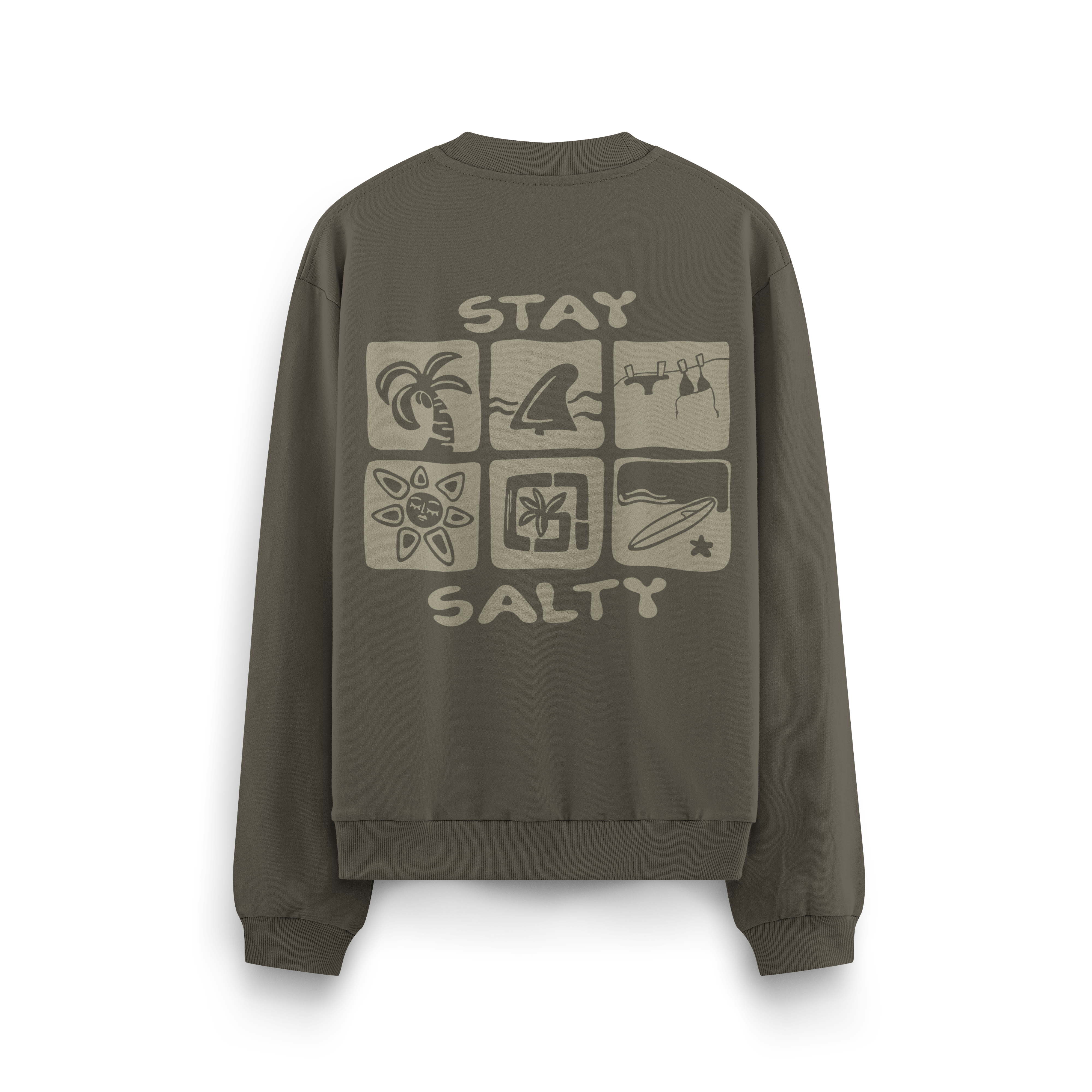 Stay Salty Crewneck Oversized