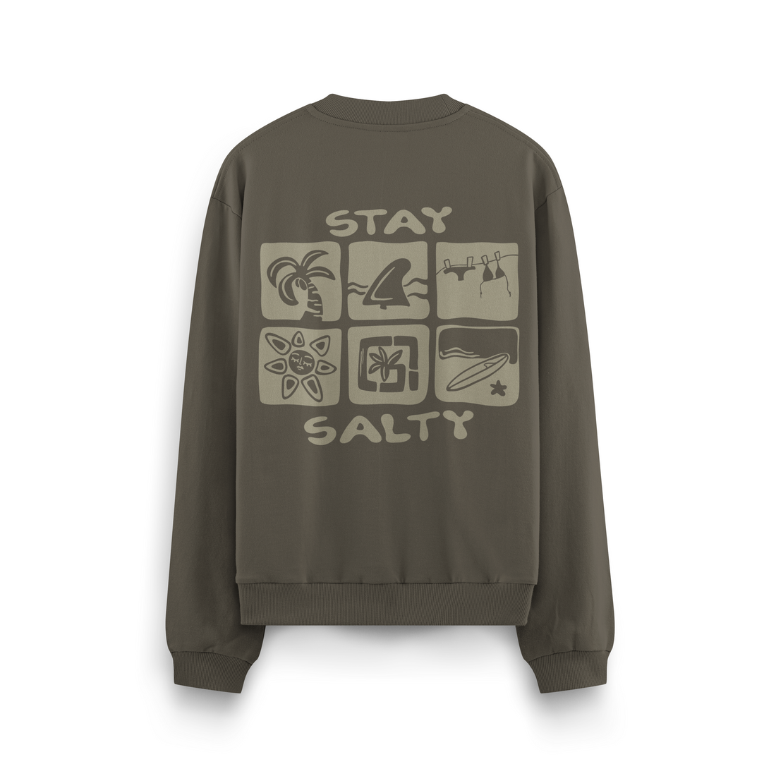 Stay Salty Crewneck Oversized