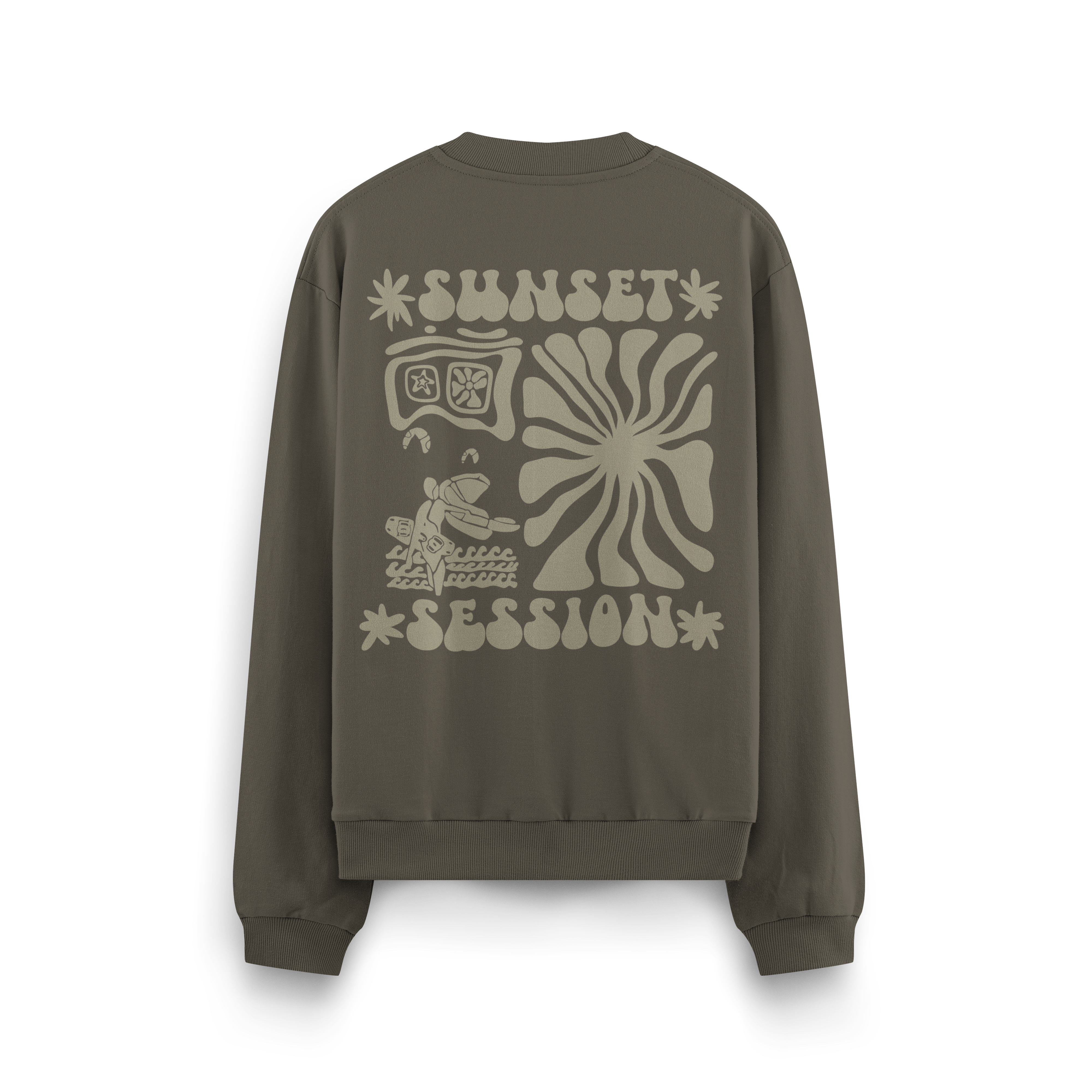Sunset Session Crewneck Oversized