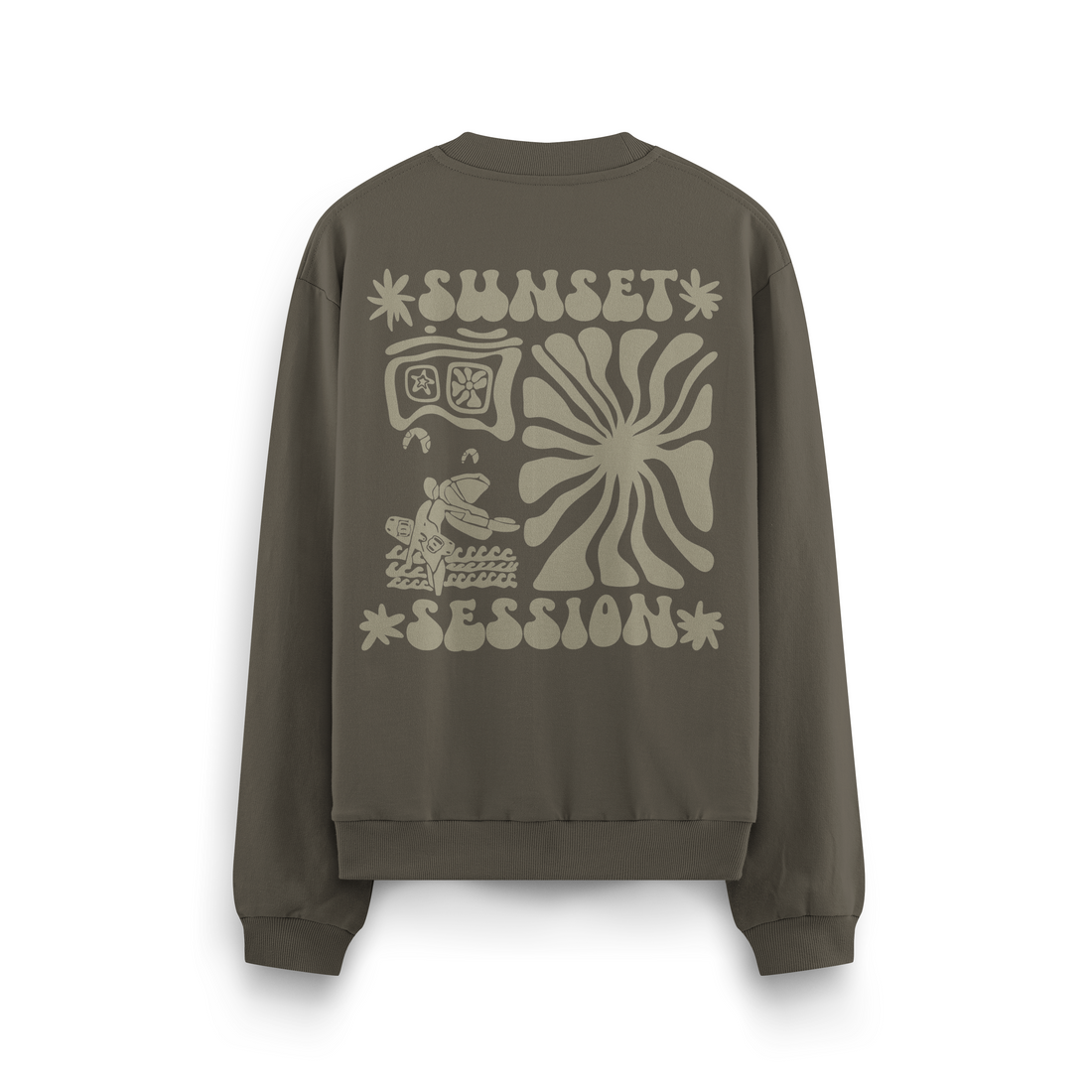 Sunset Session Crewneck Oversized