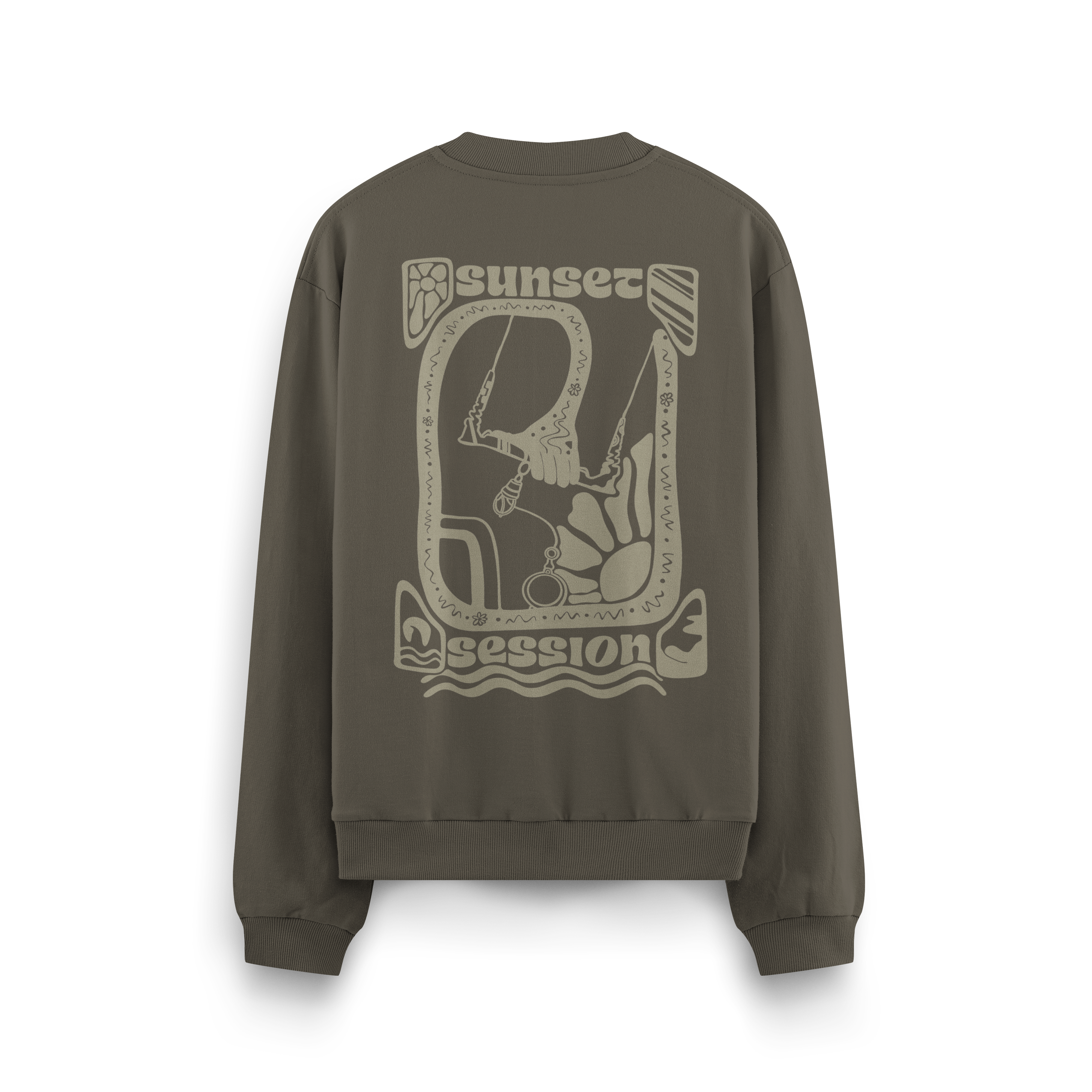 Sunset Session II Crewneck Oversized