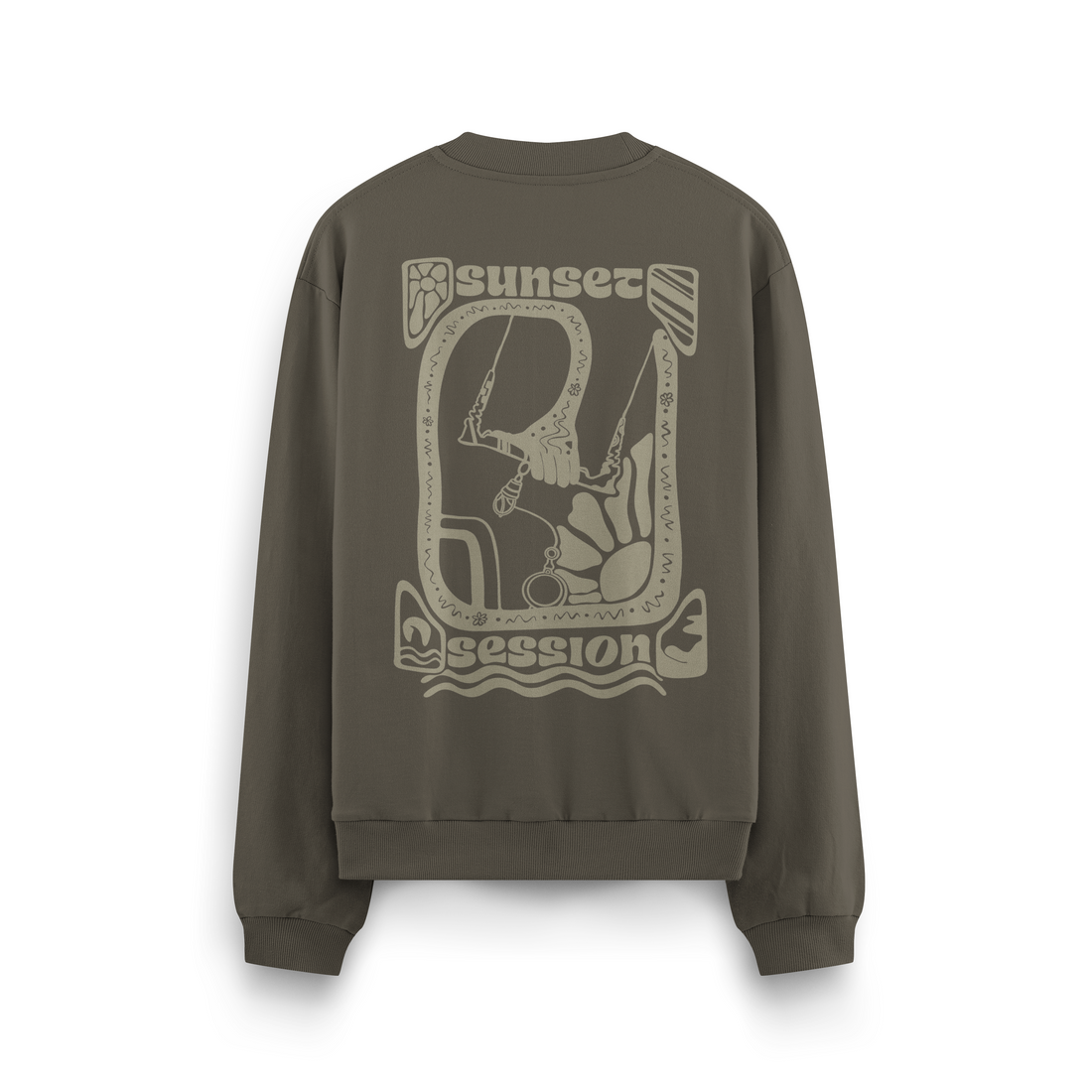 Sunset Session II Crewneck Oversized