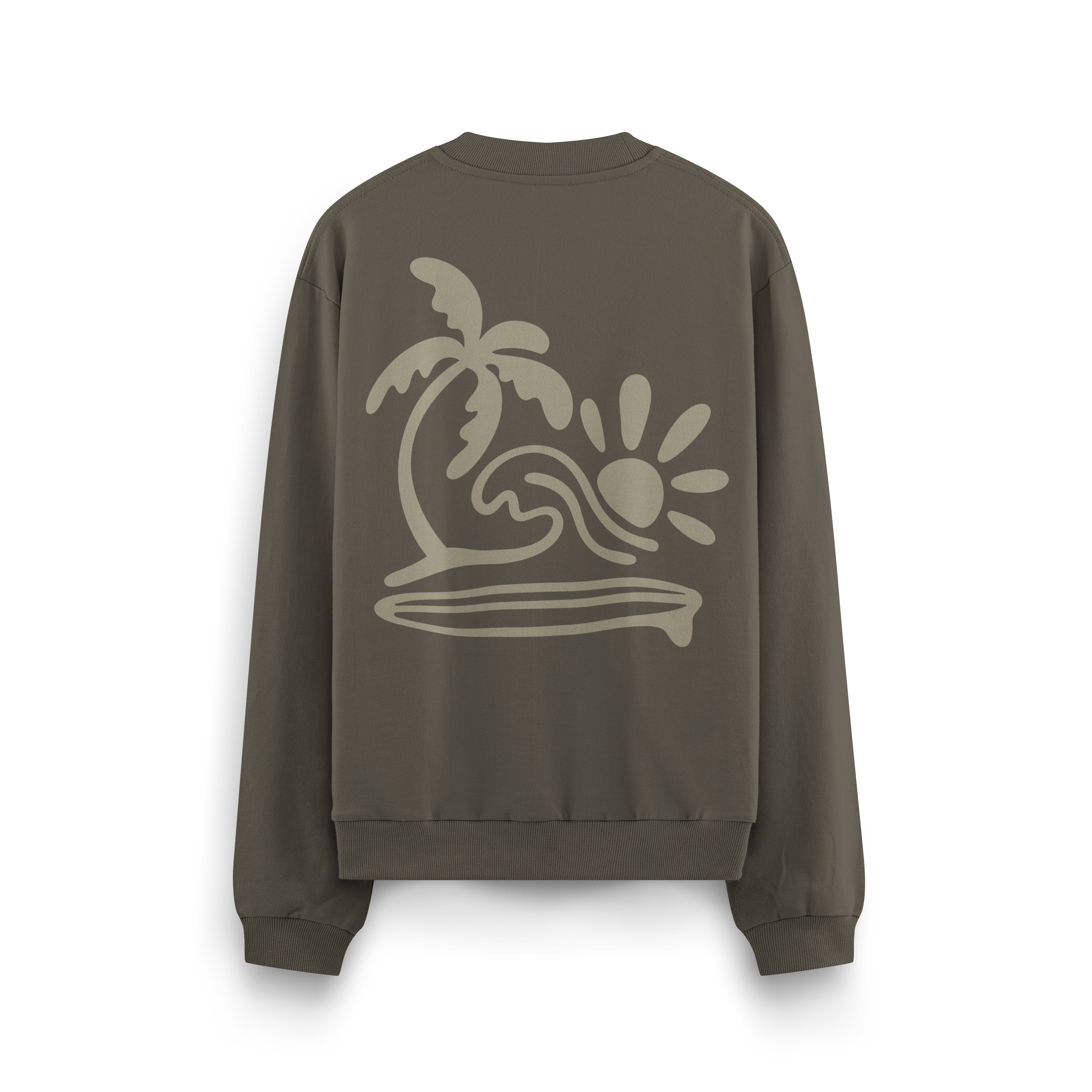 Surf Beach Crewneck Oversized