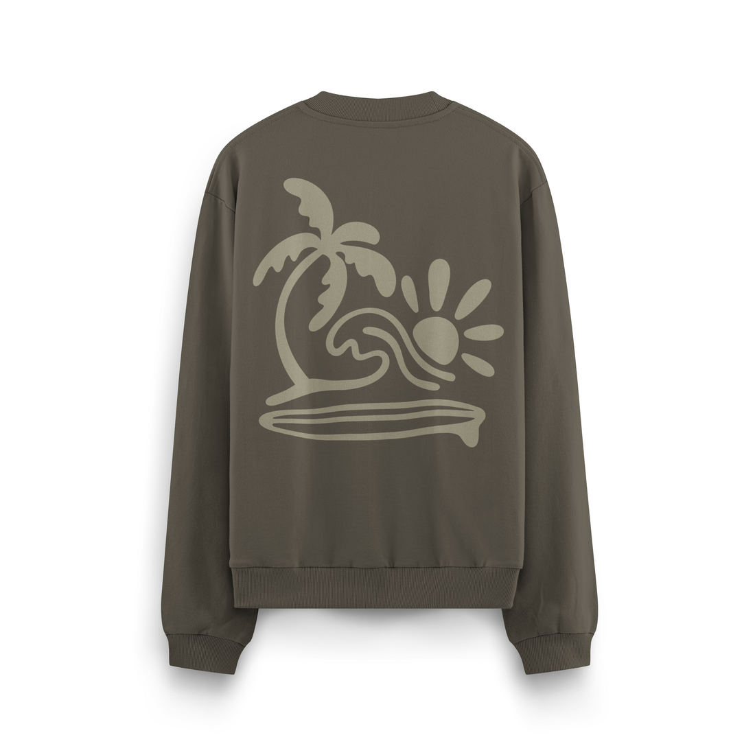 Surf Beach Crewneck Oversized