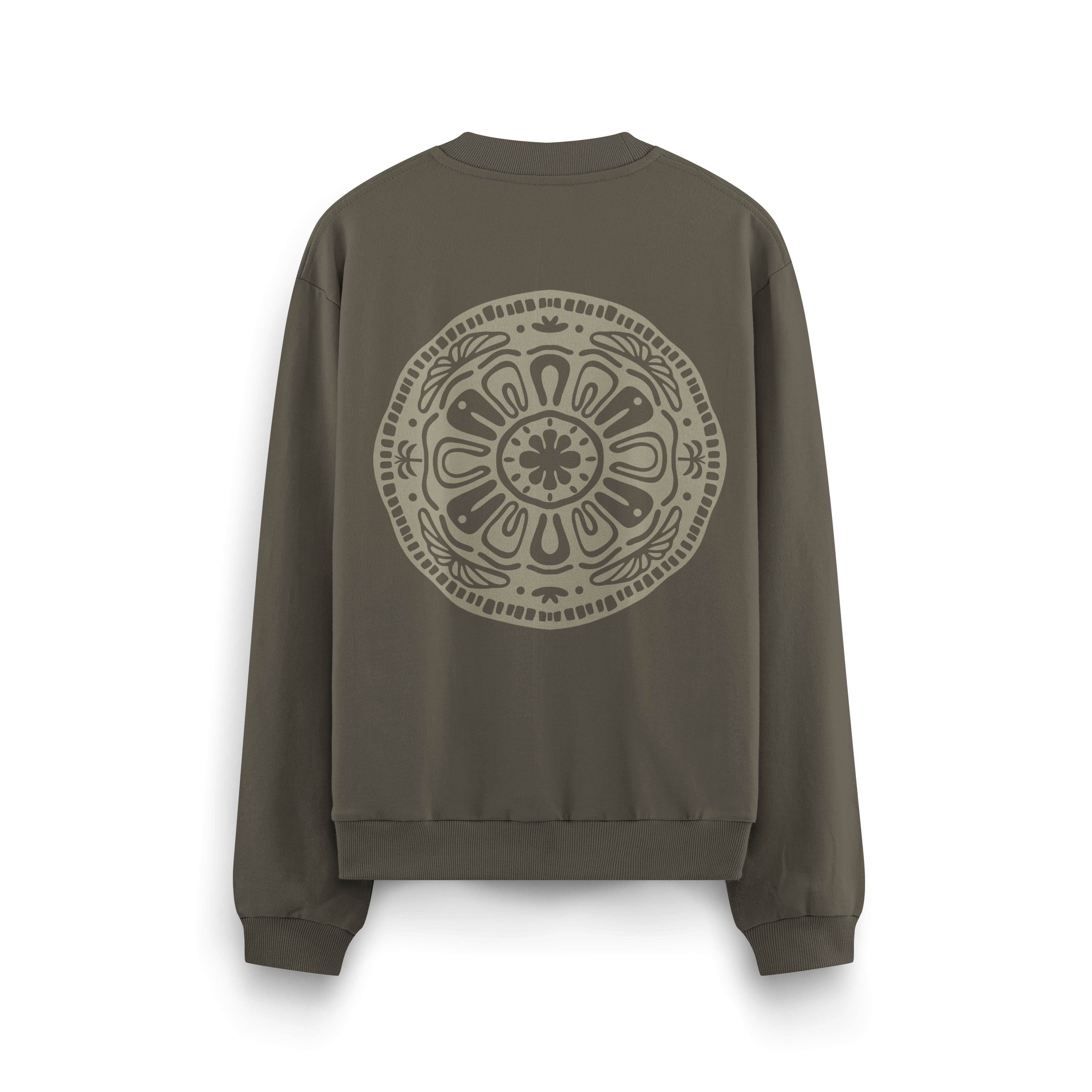 Surf Geometric Crewneck Oversized
