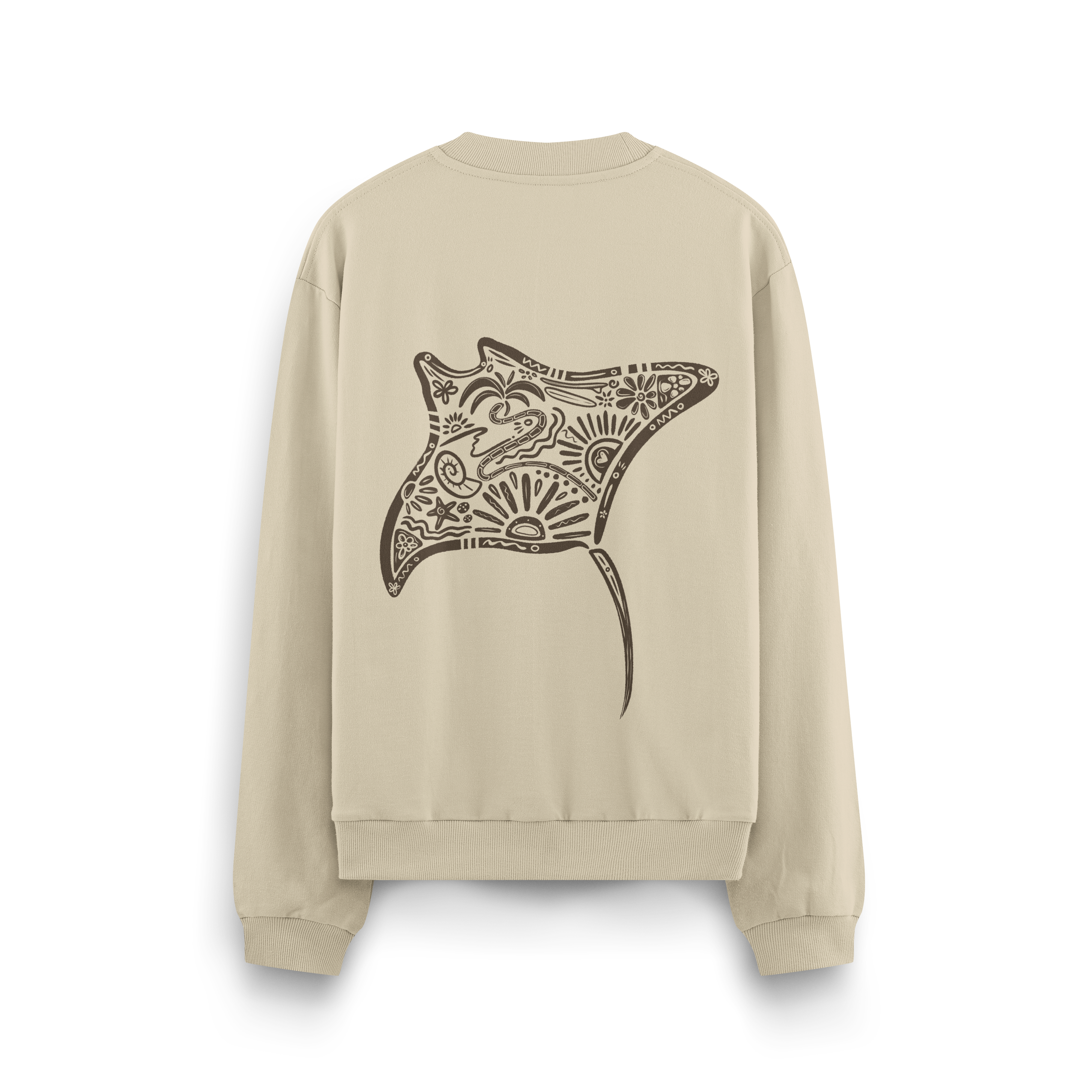 Manta Ray Crewneck Oversized