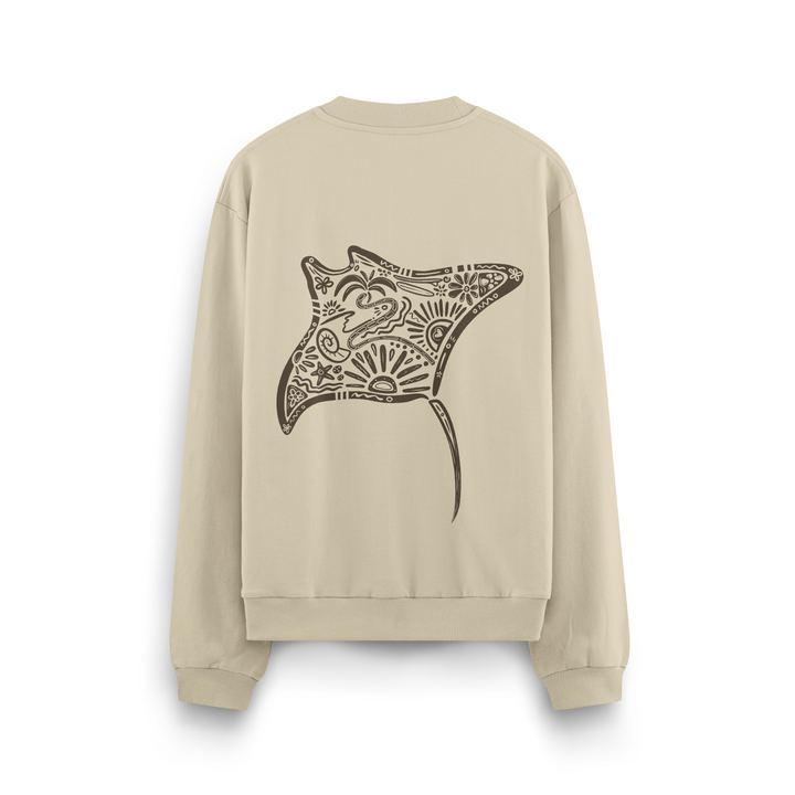 Manta Ray Crewneck Oversized