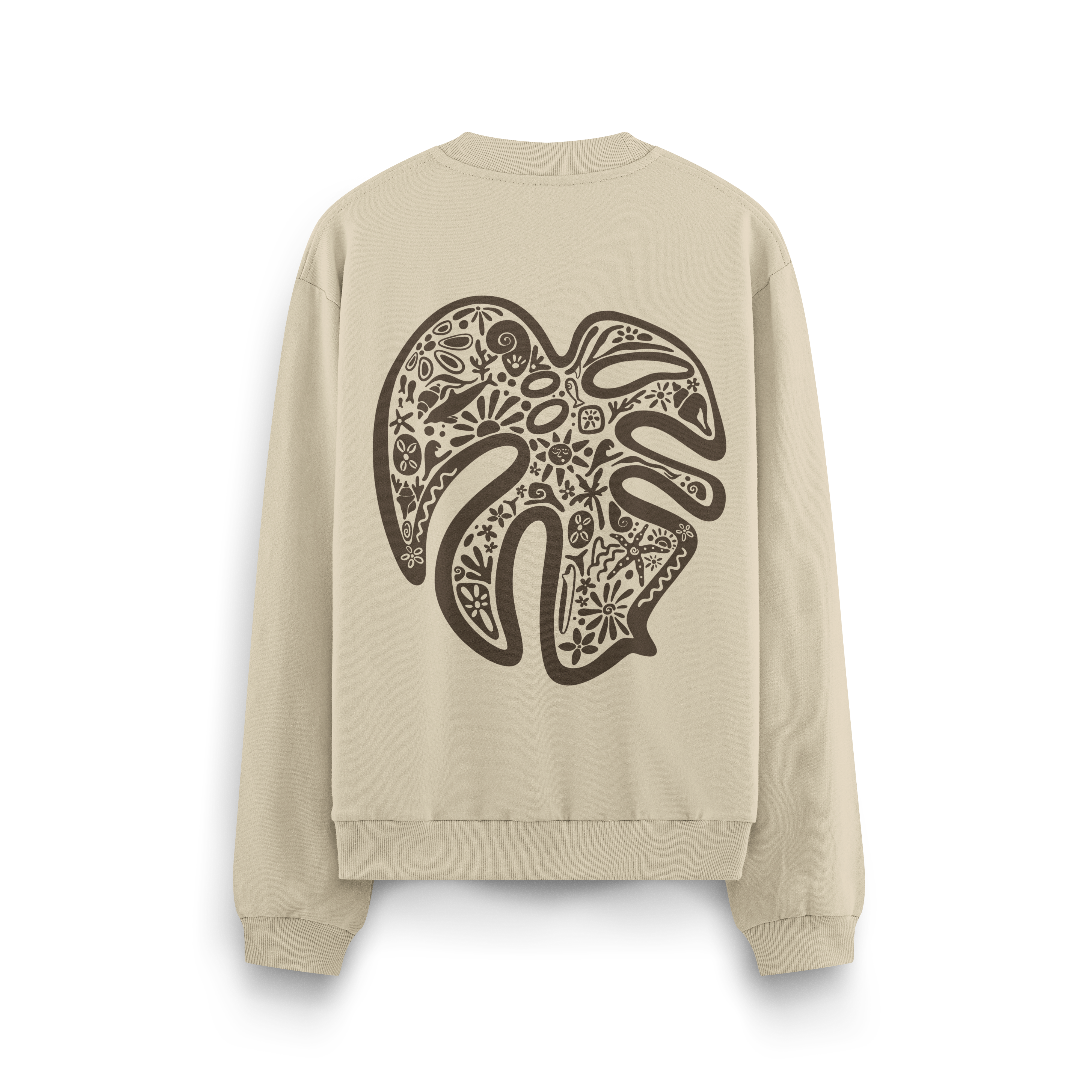 Monstera Crewneck Oversized