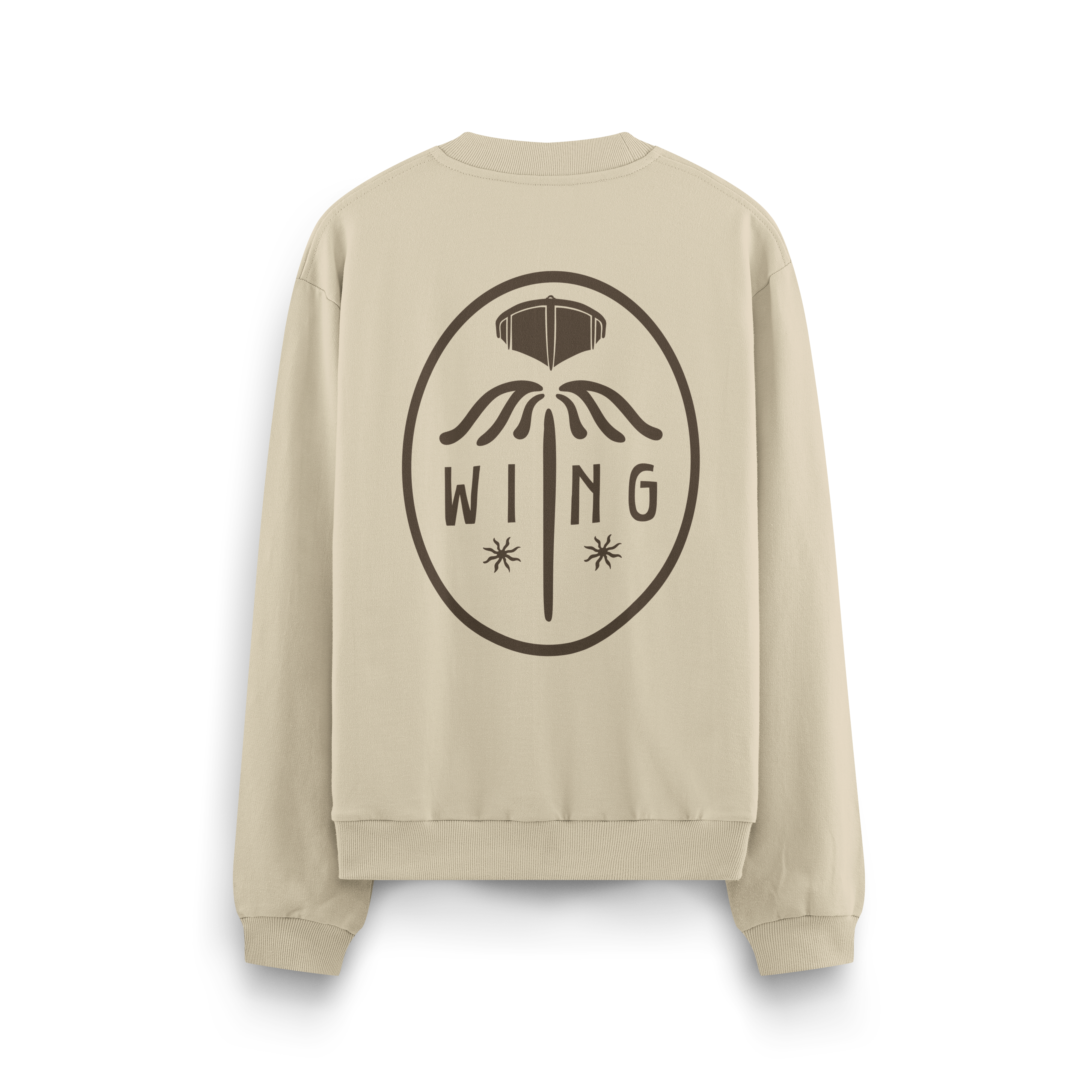 Oval Wing Crewneck Oversized