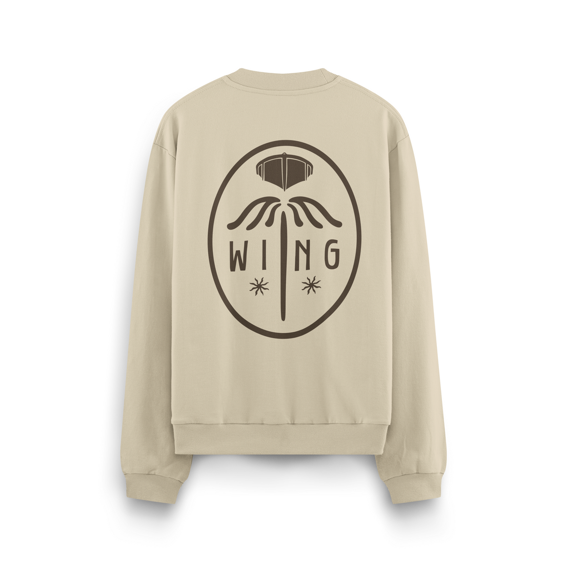 Oval Wing Crewneck Oversized