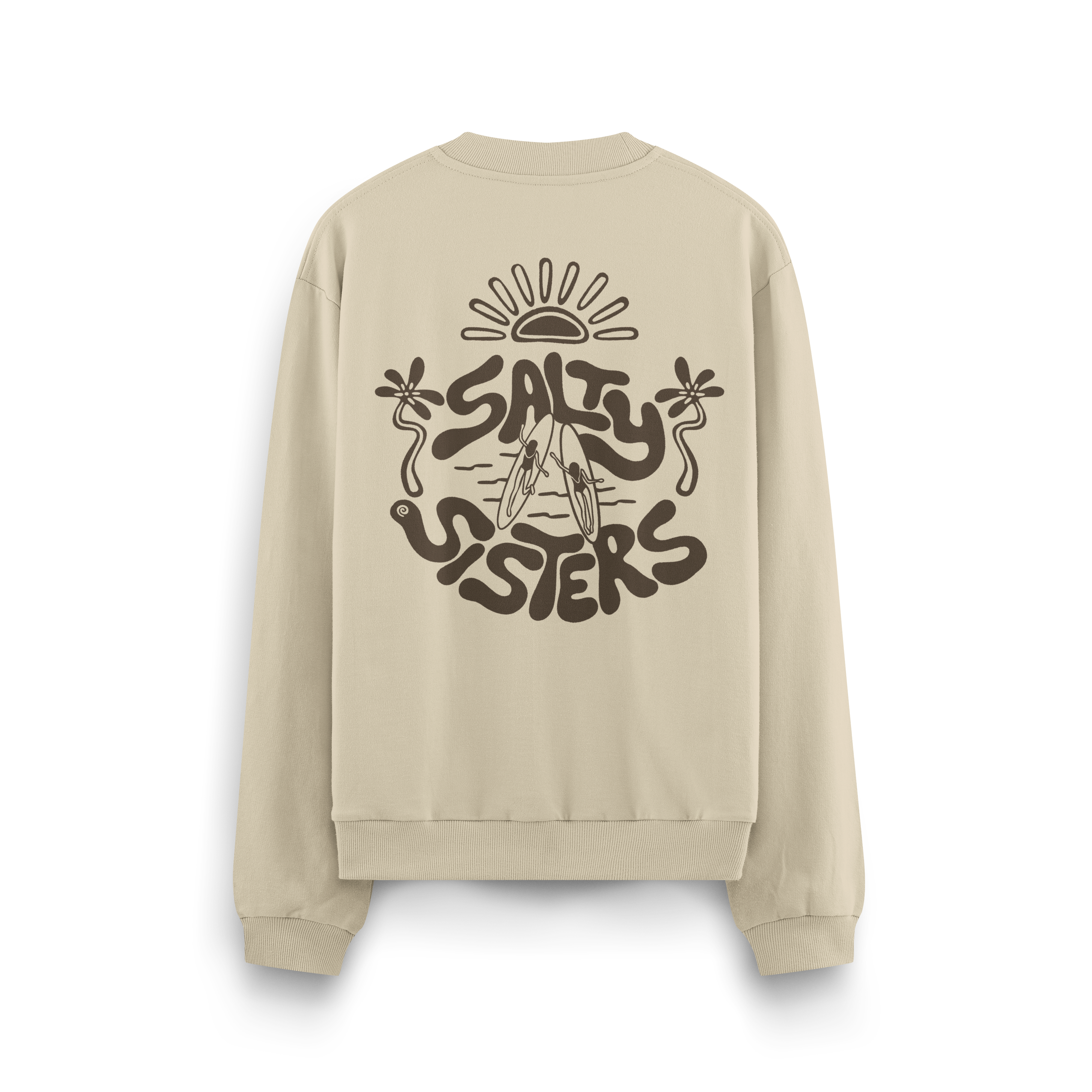 Salty Sister Crewneck Oversized