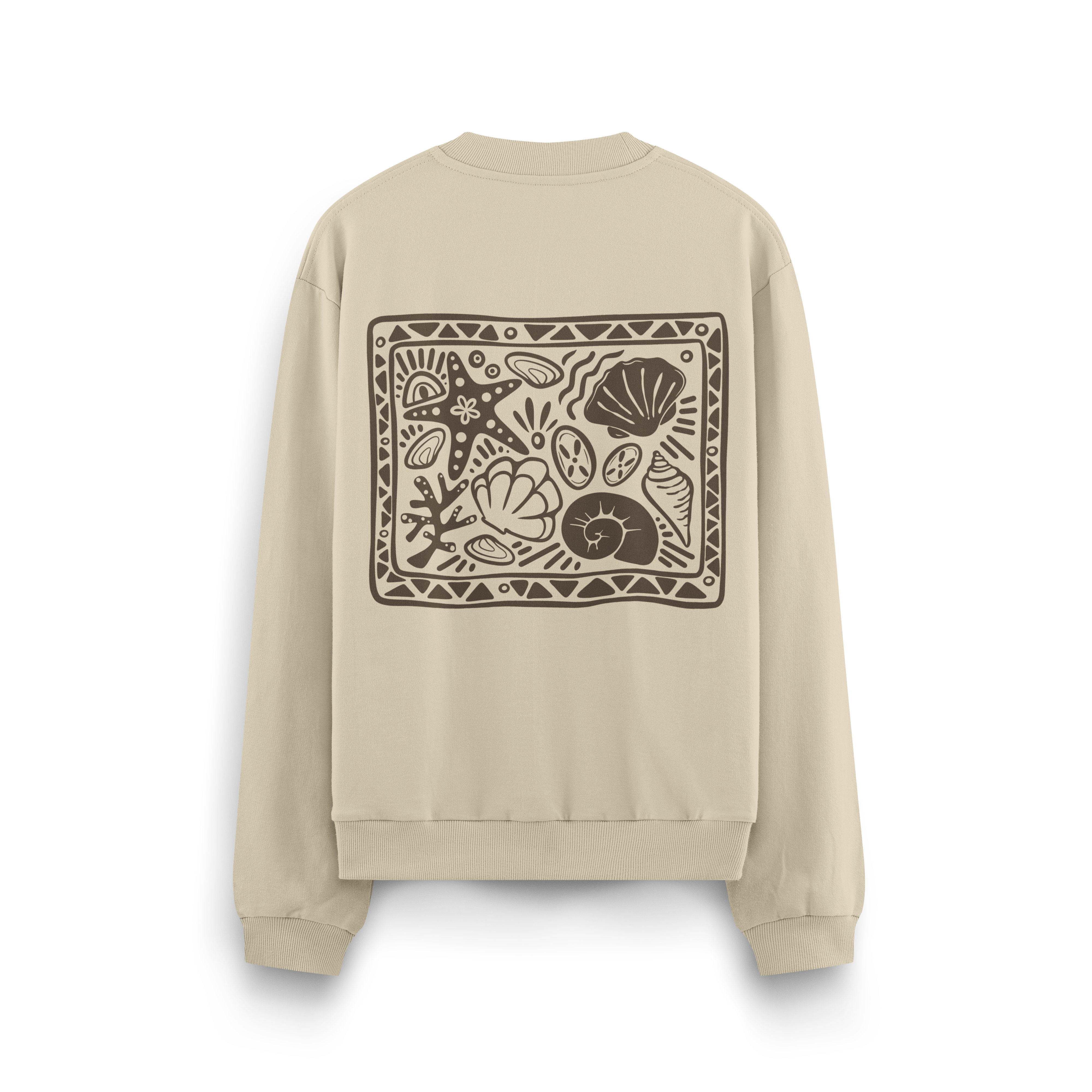 Seashell Party Crewneck Oversized