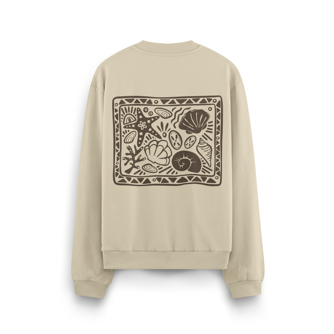 Seashell Party Crewneck Oversized
