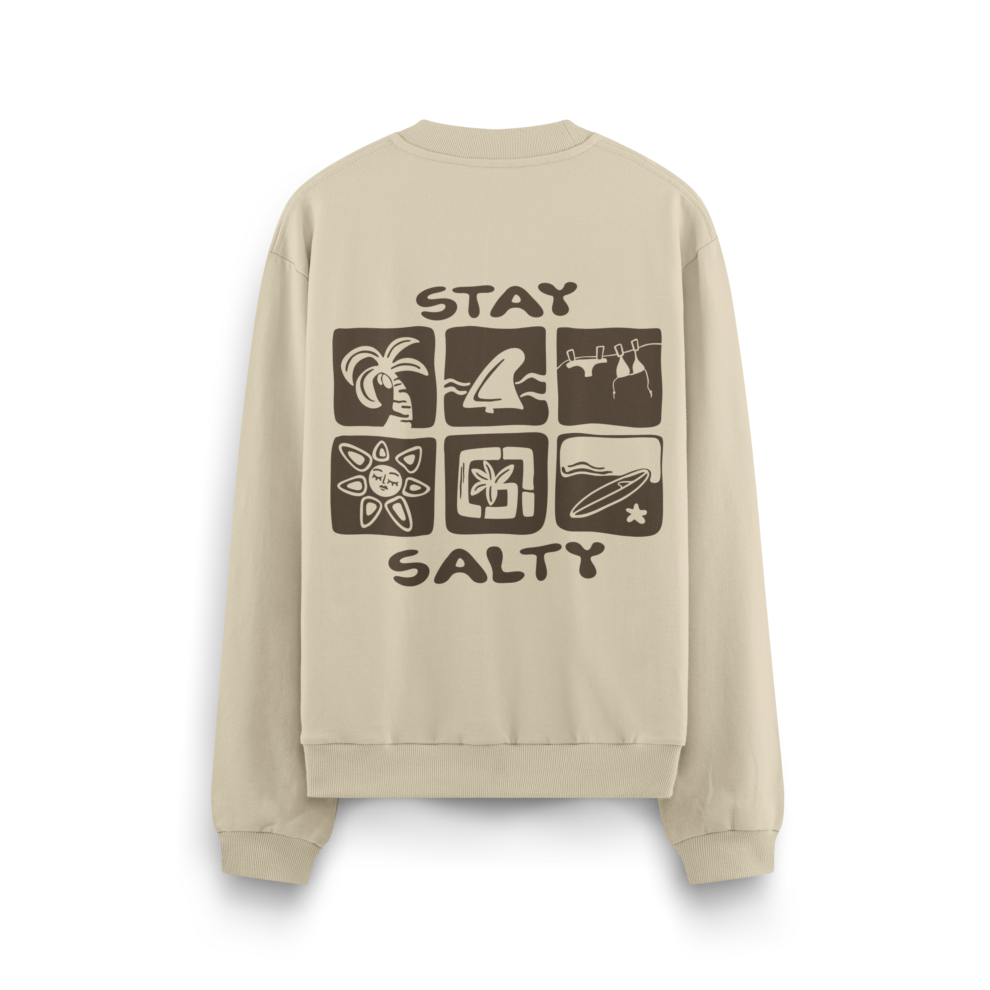 Stay Salty Crewneck Oversized