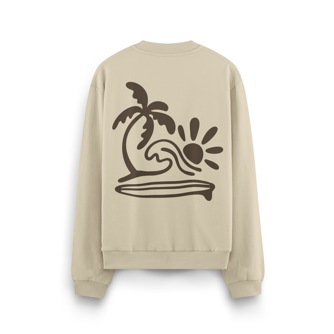 Surf Beach Crewneck Oversized