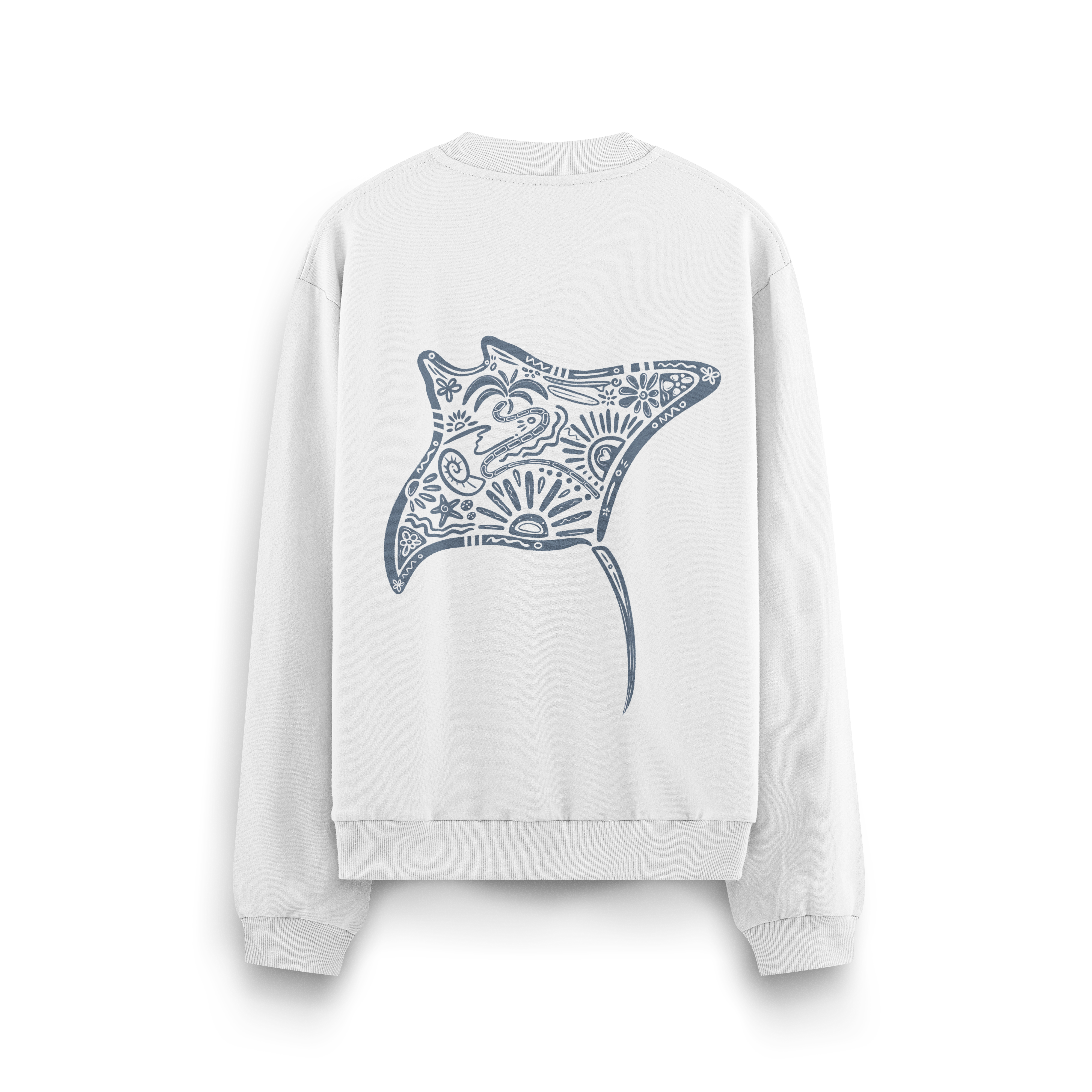 Manta Ray Crewneck Oversized