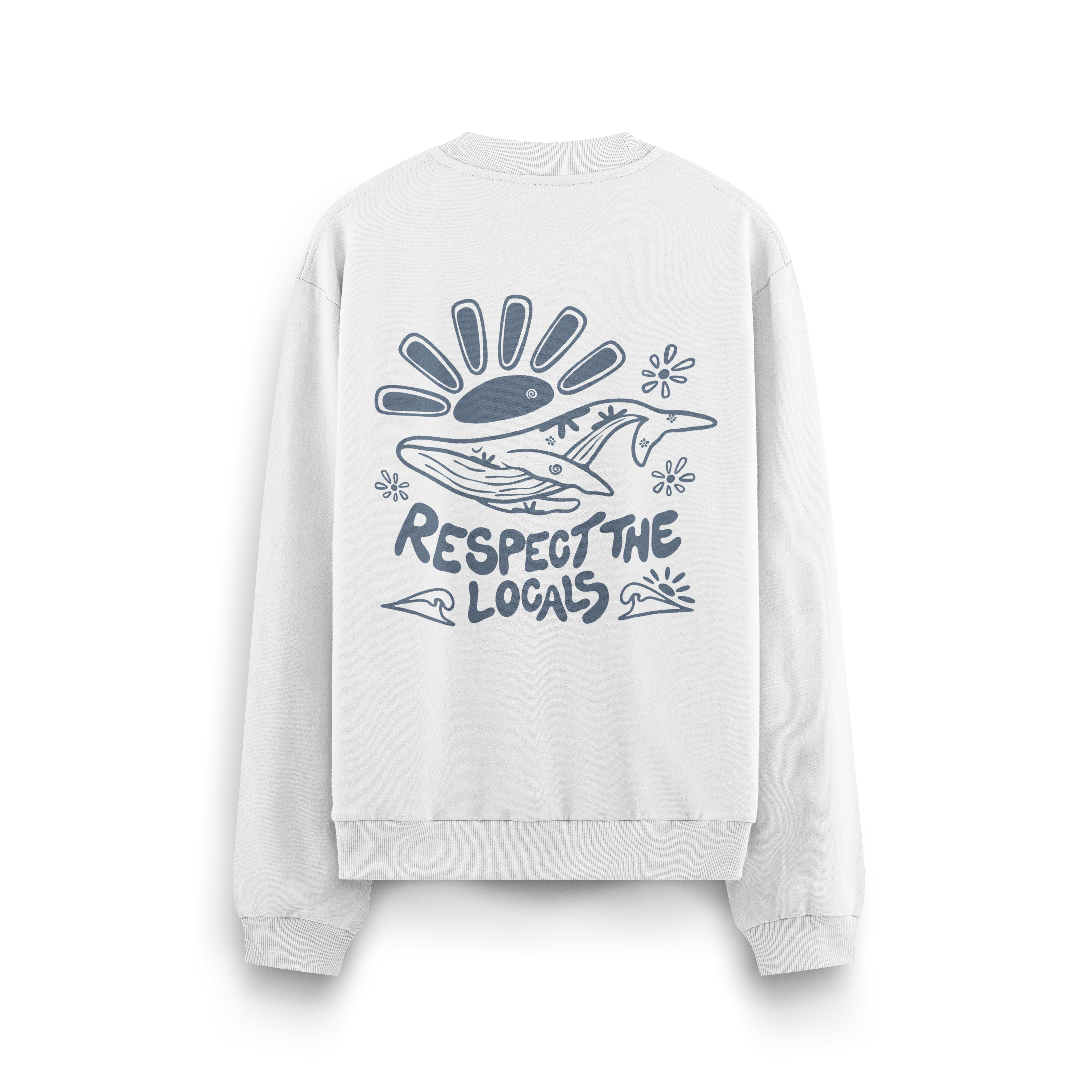 Respect The Locals Crewneck Oversized