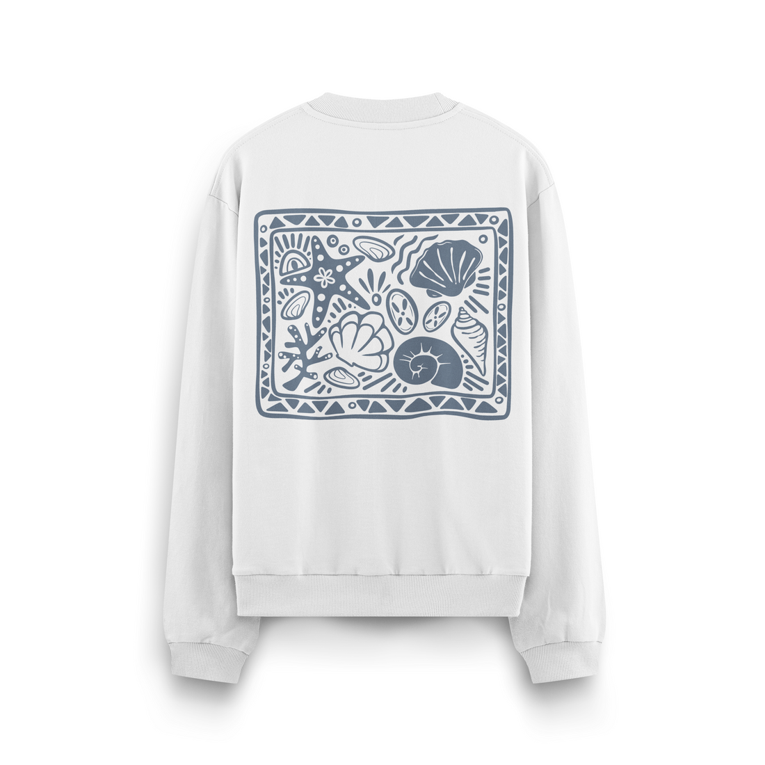 Seashell Party Crewneck Oversized