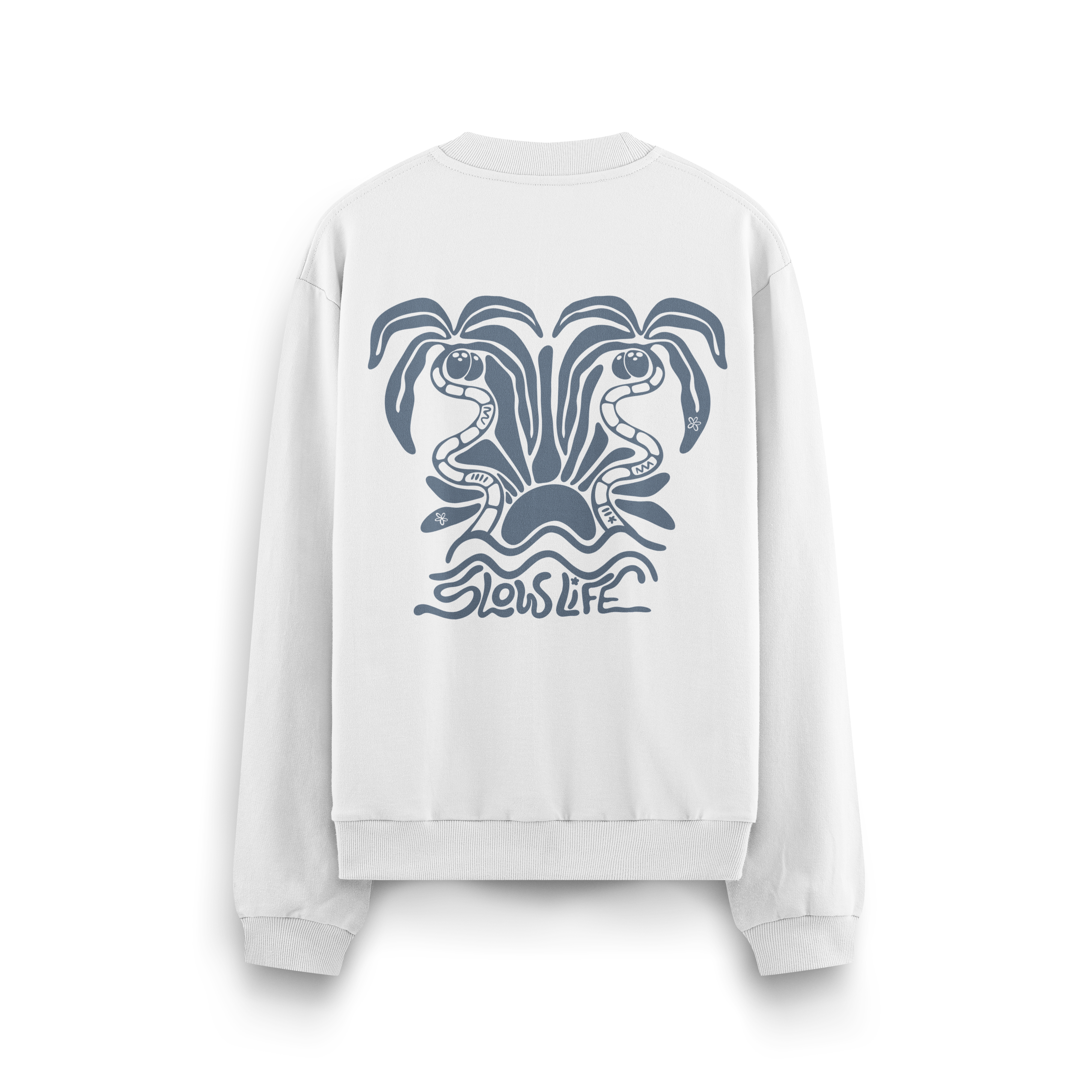 Slow Life Crewneck Oversized