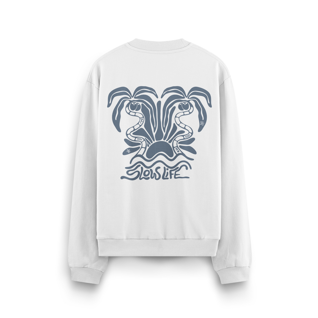 Slow Life Crewneck Oversized