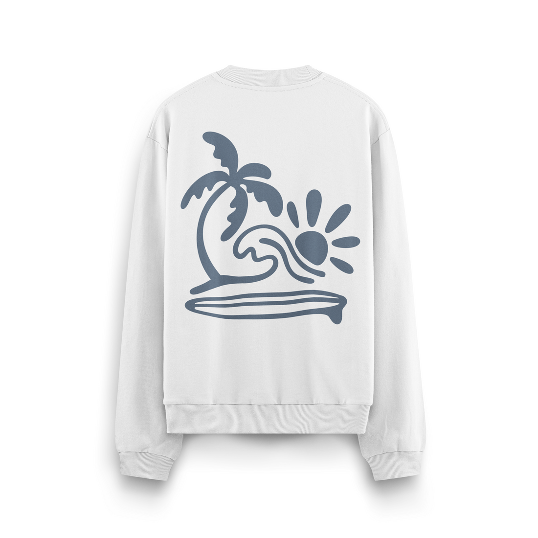 Surf Beach Crewneck Oversized