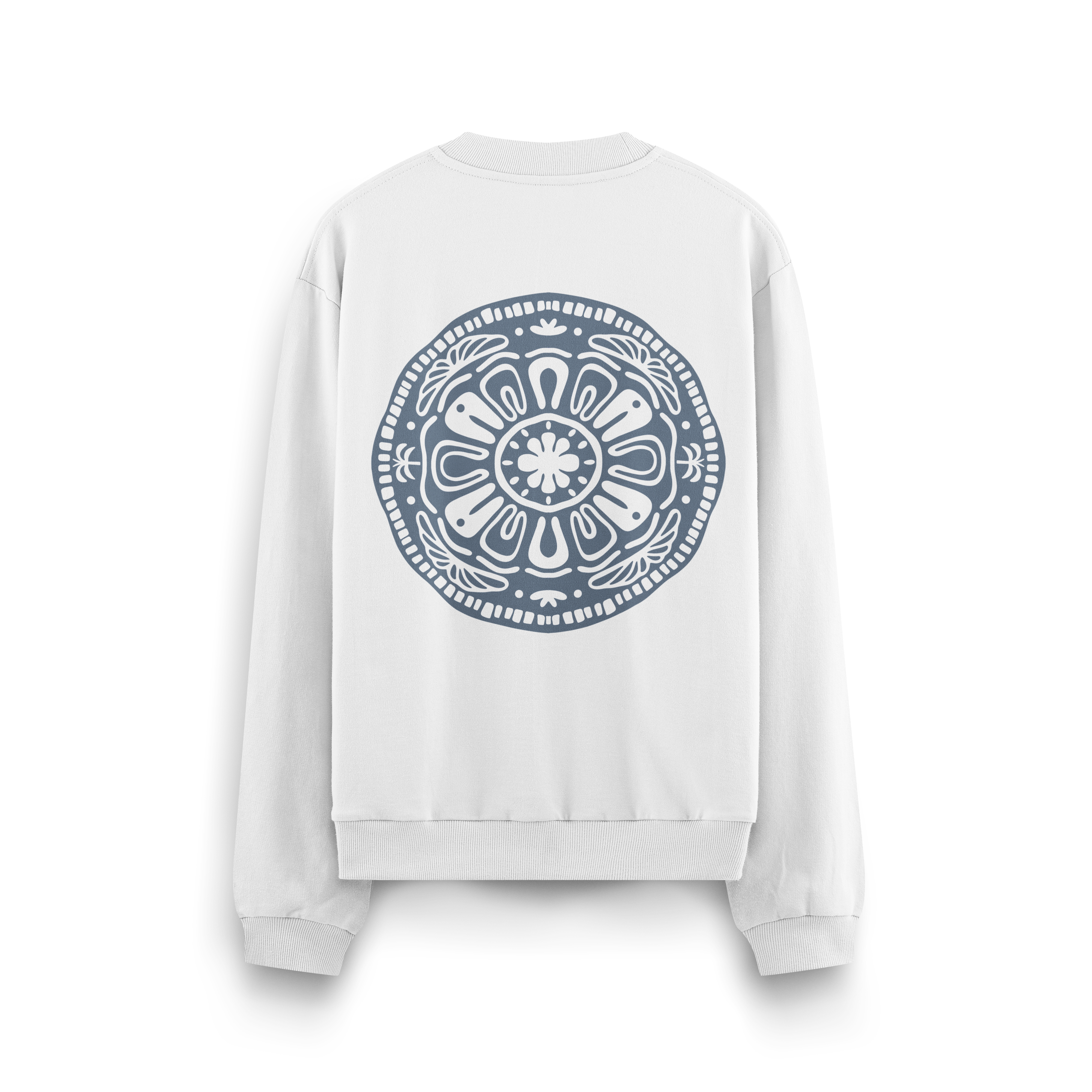 Surf Geometric Crewneck Oversized