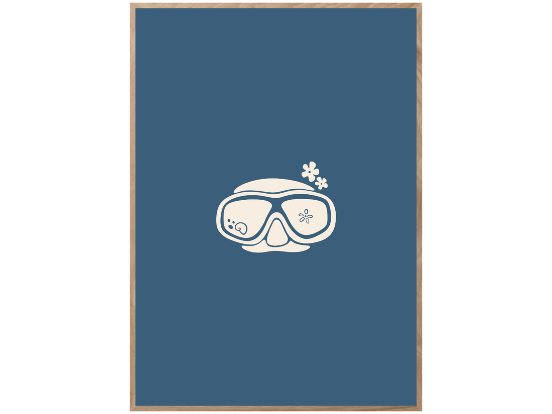 DIVE MASK POSTER