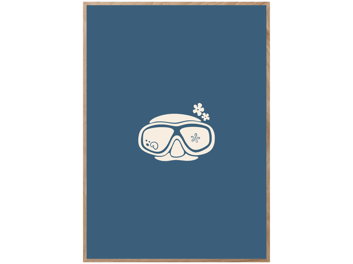 DIVE MASK POSTER