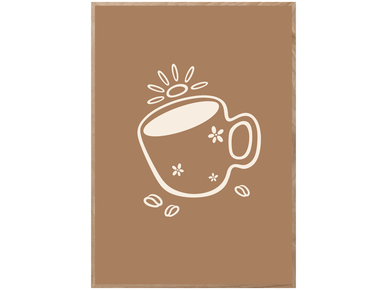FLOWER COFFEE MUG POSTER